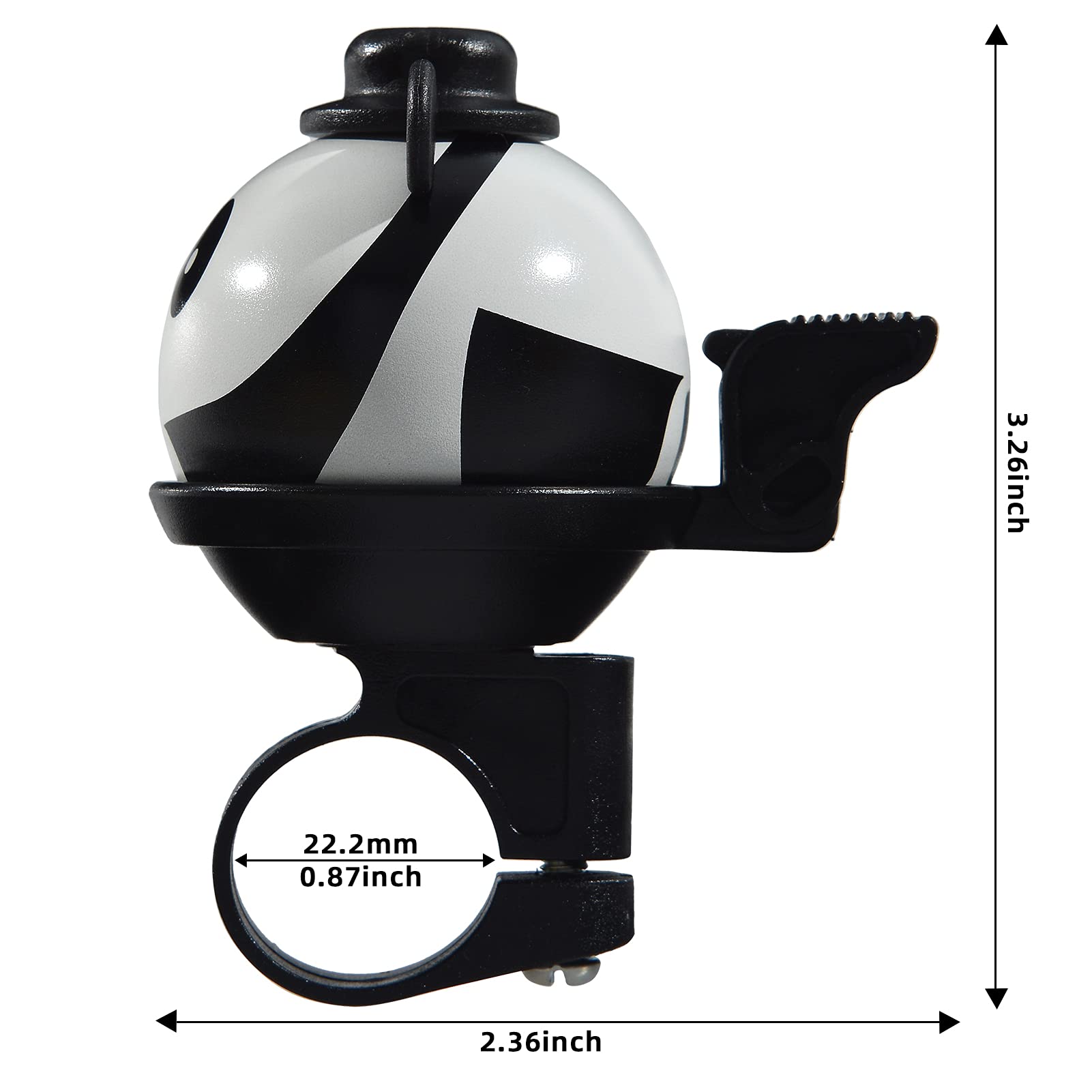 ROCKBROS Kids Bike Bell - Cute Ring Ball Bicycle Bell for Boys & Girls - Durable Cycling Accessories for Scooters & Bikes - Perfect for School Commute & Outdoor Adventures