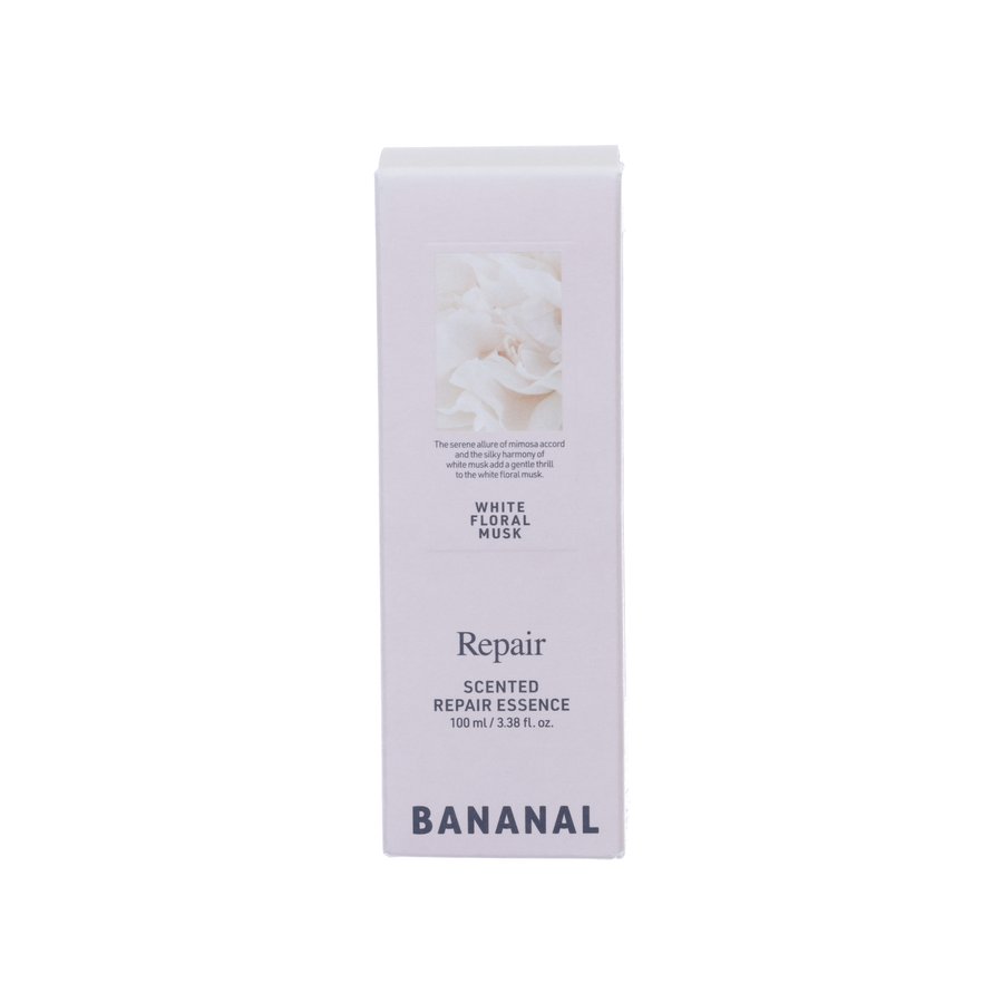BANANAL Scented Repair Essence - White Floral Musk Perfume Oil (100mL) for Skin & Hair Care | Hydrating & Nourishing Treatment for Dry Damaged Hair & Sensitive Skin | Daily Moisturizer & Aromatherapy