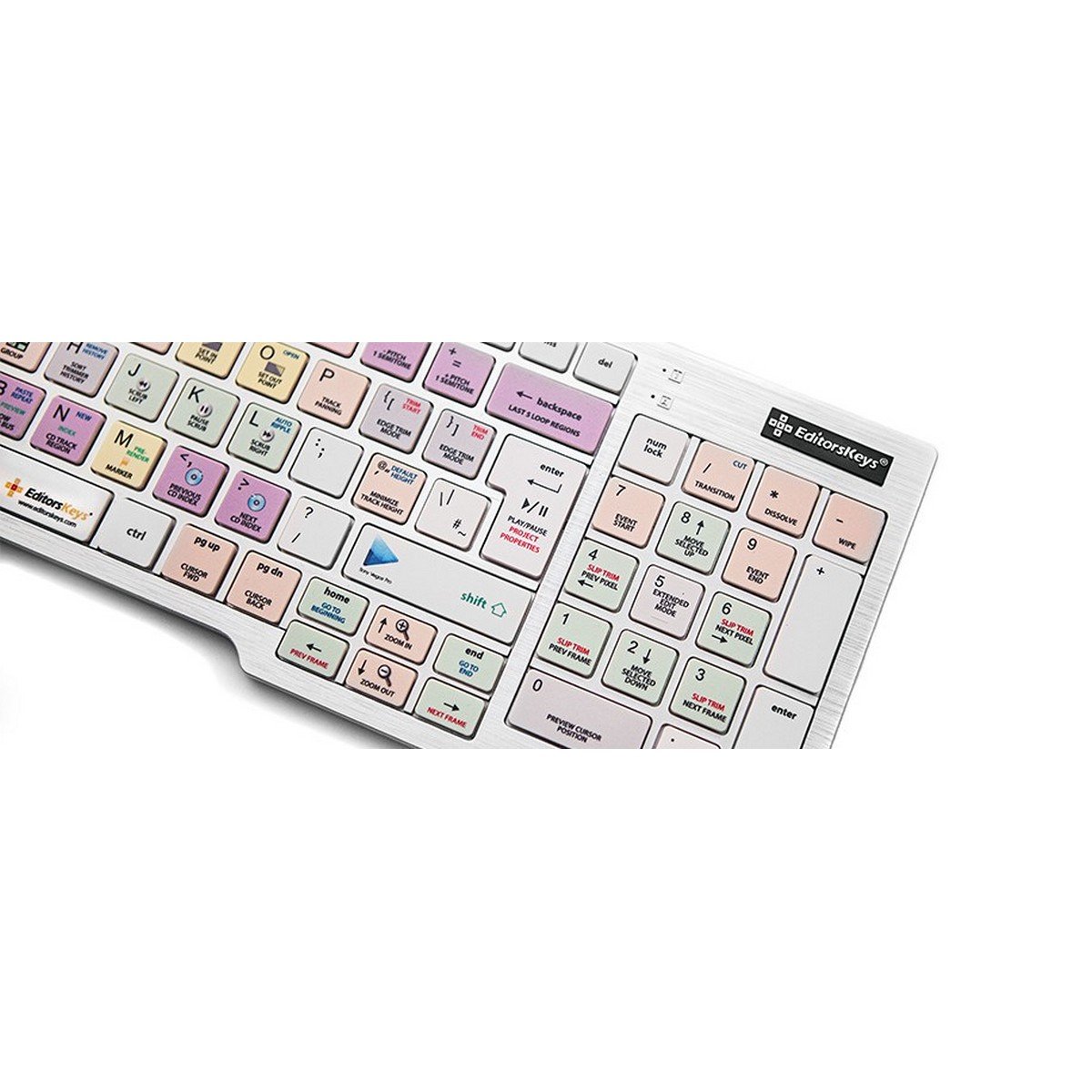 Editors Keys Shortcut Keyboard for Sony Vegas Pro - PC Compatible - Perfect for Video Editing & Content Creation