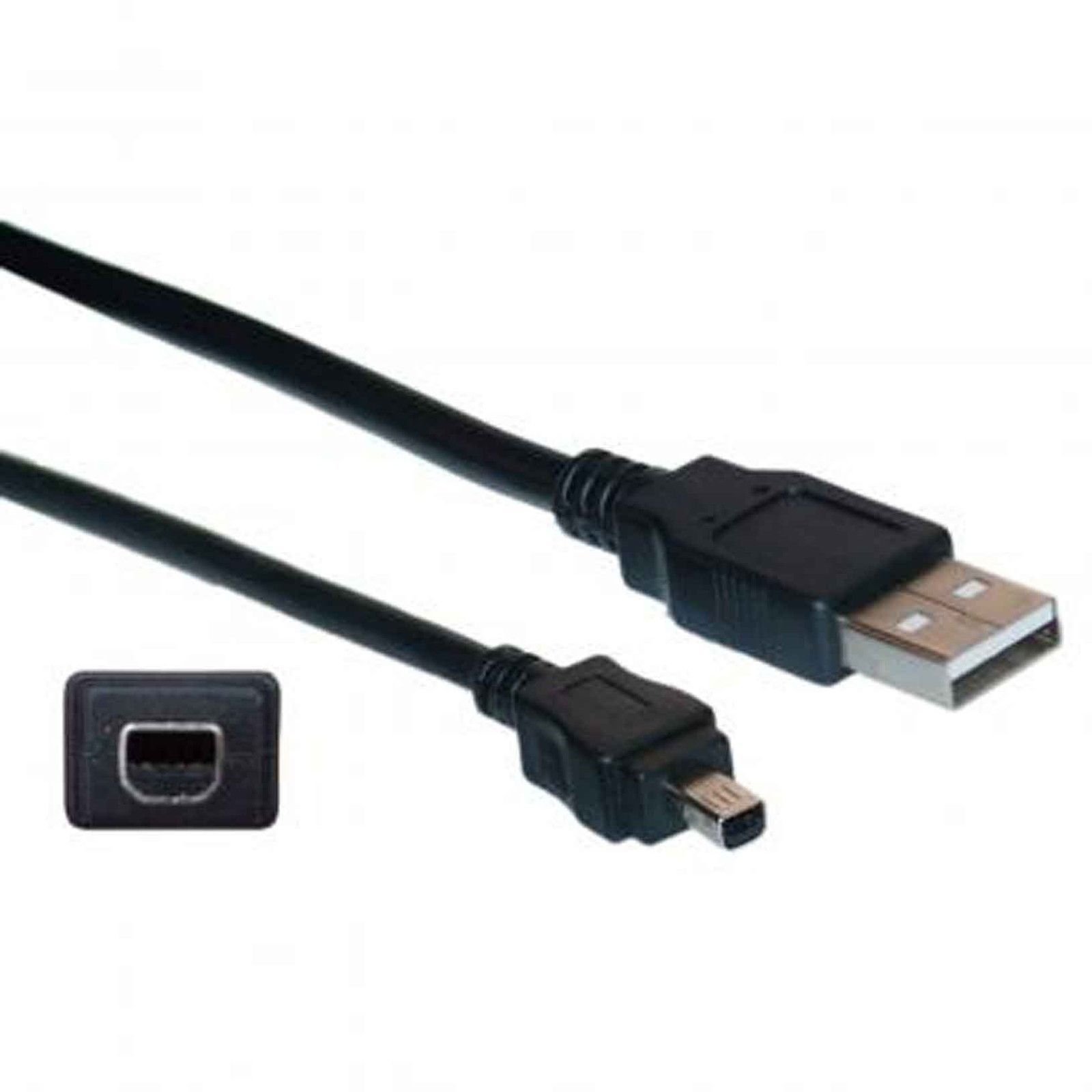 4-Pin Mini USB Sync Data Cable for Kodak Easyshare Printer Dock Plus & Dock Series 3 | Replacement Charging Cord for Digital Cameras | Perfect for Photo Printing & Device Charging
