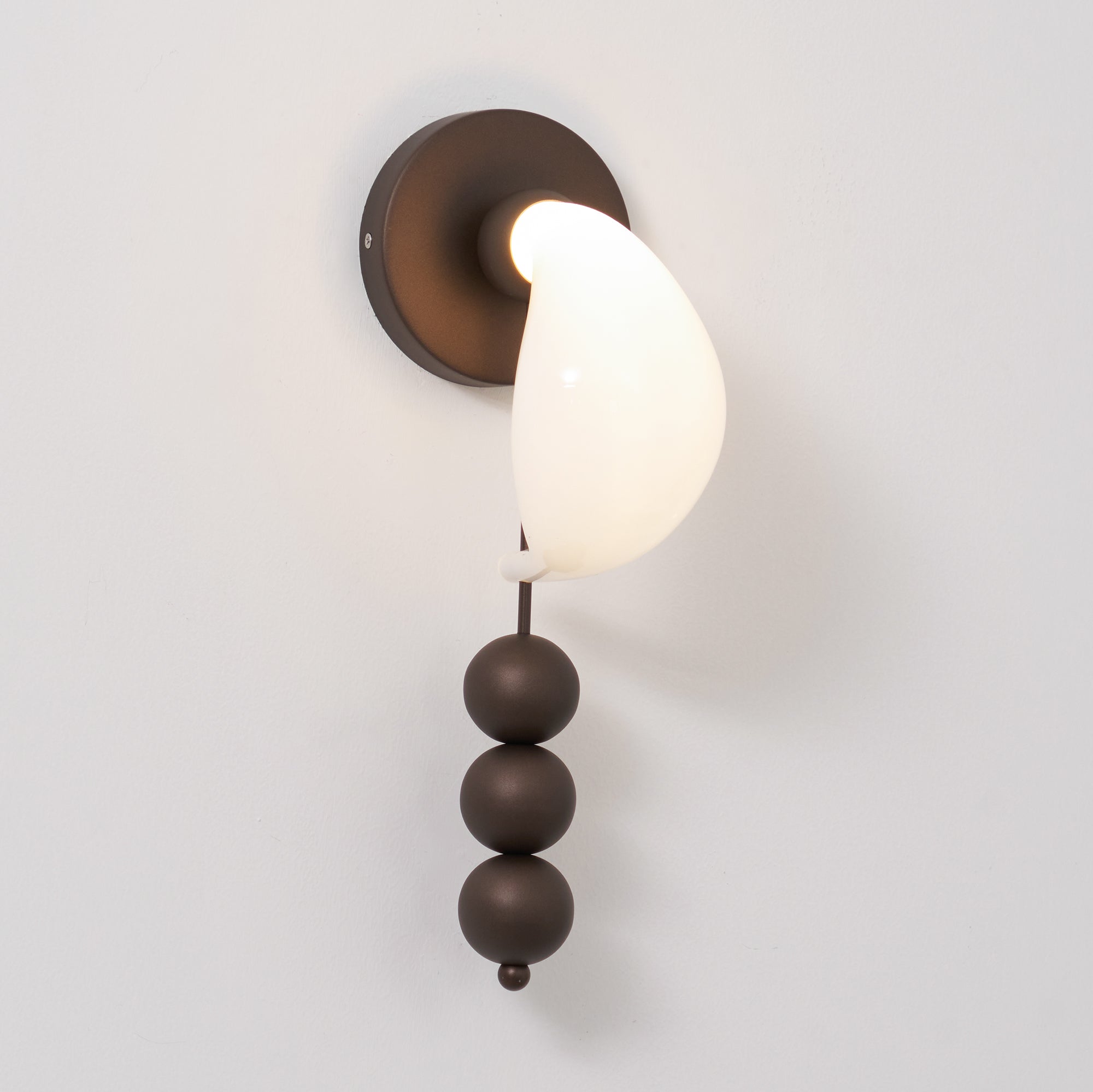 Luna Orbit Wall Lamp - Modern LED Wall Light Fixture for Bedroom, Living Room, and Hallway - Dimmable Ambient Lighting for Home Decor