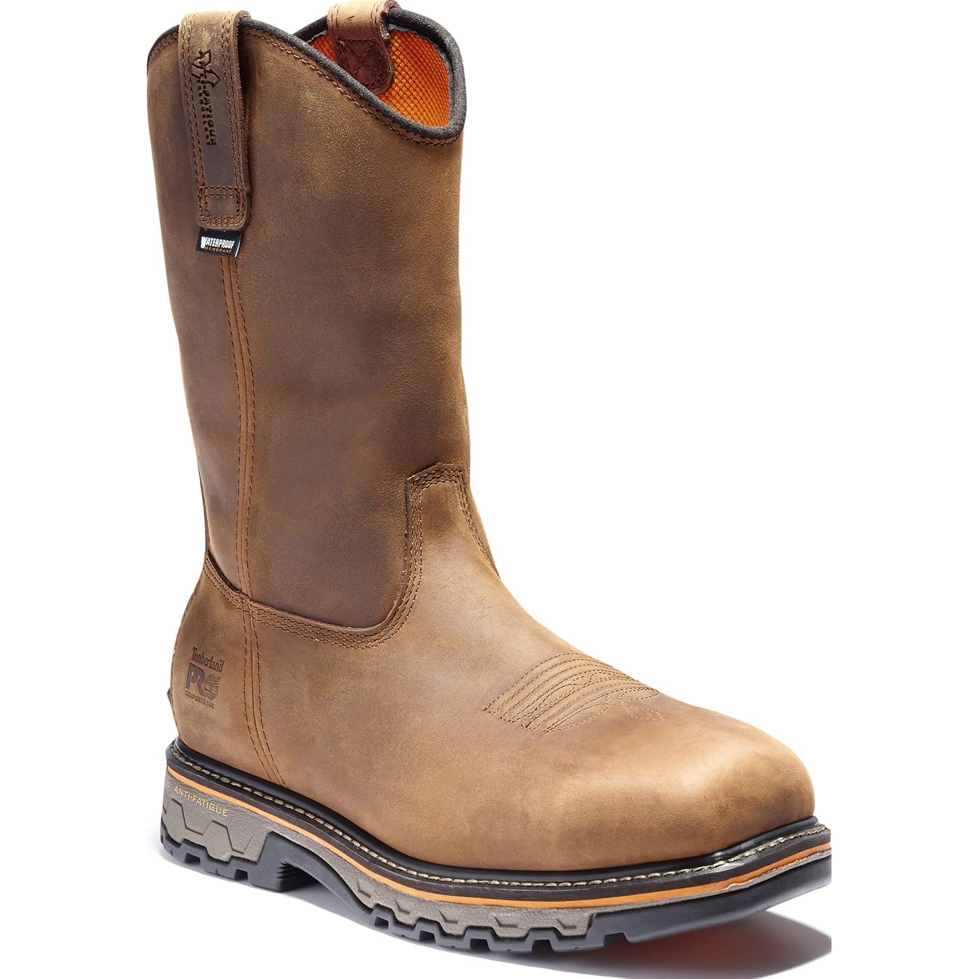 Timberland PRO Men's Pull-On Industrial Work Boots - Waterproof Steel Toe Safety Shoes for Construction & Warehouse Workers - Ideal for Heavy Duty Jobs & Outdoor Work Environments
