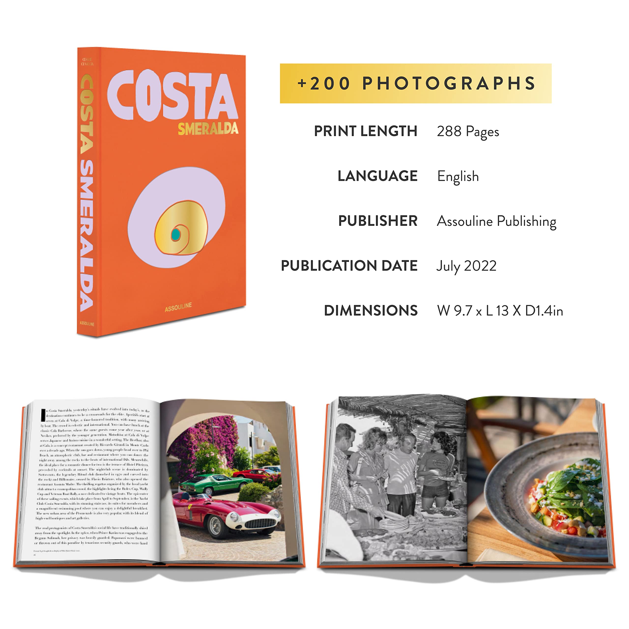 Costa Smeralda Luxury Coffee Table Book by Assouline - Premium Travel & Photography Hardcover for Home Decor, Gift & Interior Design Inspiration