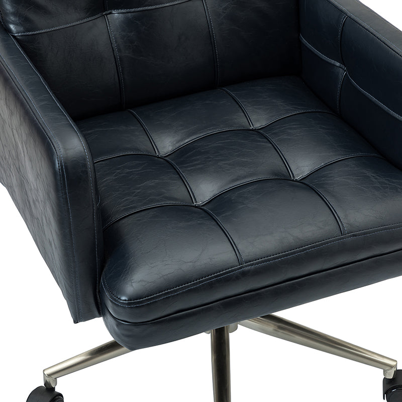 Ergonomic Leo Task Chair - Adjustable Office Chair with Lumbar Support for Home & Office Workspaces - Perfect for Long Hours of Sitting, Computer Work, and Study Sessions