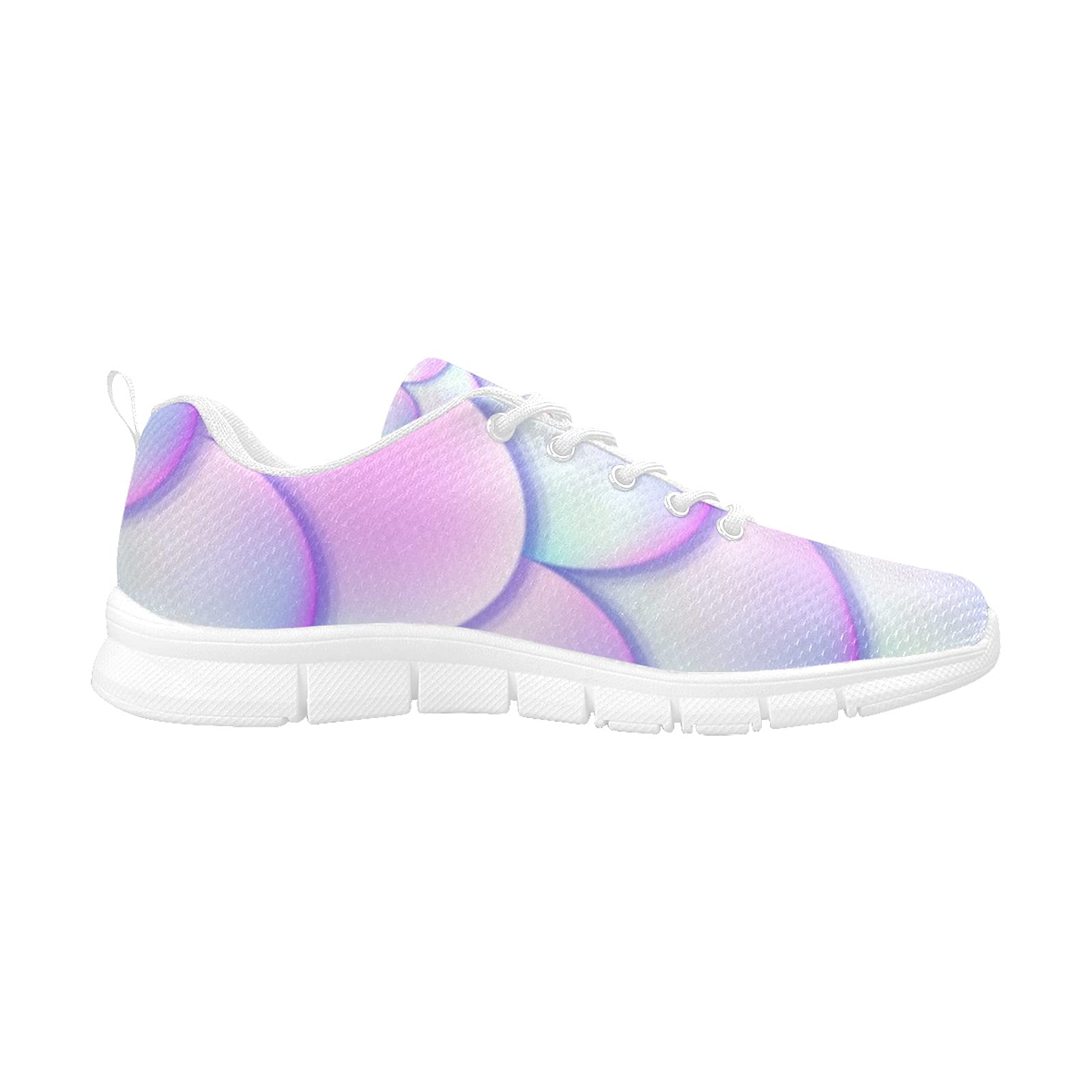 ANANGTEE Women's Rainbow Neon Mermaid Scale Sneakers - Fashion Slip-On Tennis Shoes with Arch Support, Non-Slip Sole | Lightweight & Breathable for Walking, Running & Casual Wear | Perfect for Gym, Workout & Everyday Fashion