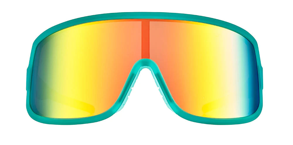 Goodr Sunglasses - Save A Bull, Ride A Rodeo Clown - Polarized UV Protection for Running, Cycling & Outdoor Sports