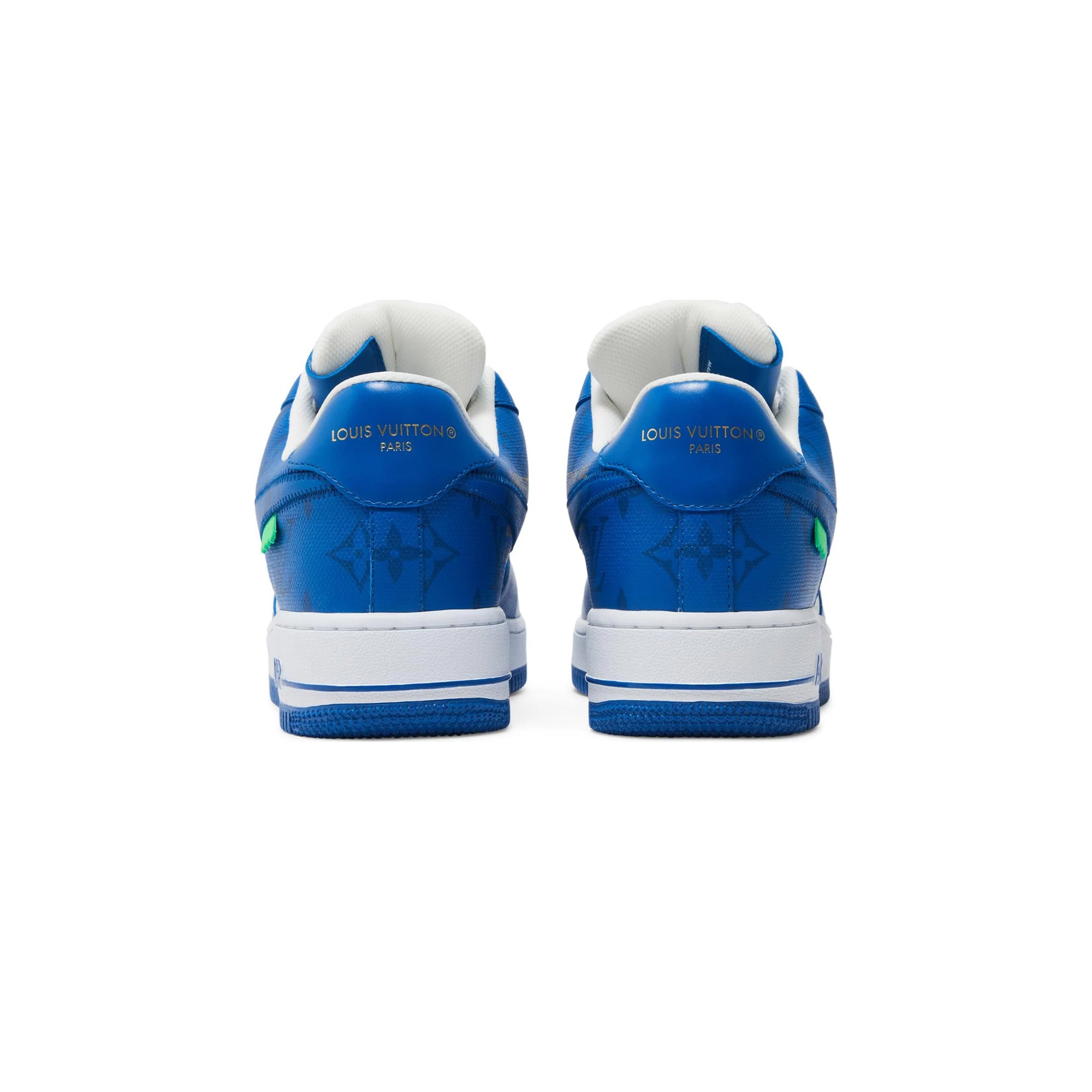 Nike Air Force 1 Low x Louis Vuitton x Virgil Abloh 'White Royal' Sneakers (2022) - Limited Edition Luxury Streetwear for Men & Women | Perfect for Casual Wear, Fashion Collectors and Sneaker Enthusiasts