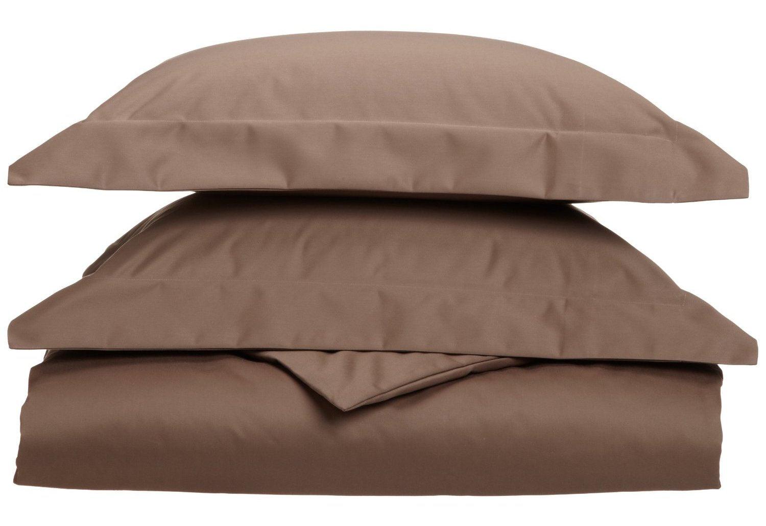 Luxury 1000 Thread Count Cotton Rich Solid Duvet Cover Set - King Size Bedding for Ultimate Comfort & Softness - Perfect for Master Bedrooms, Guest Rooms & Hotels
