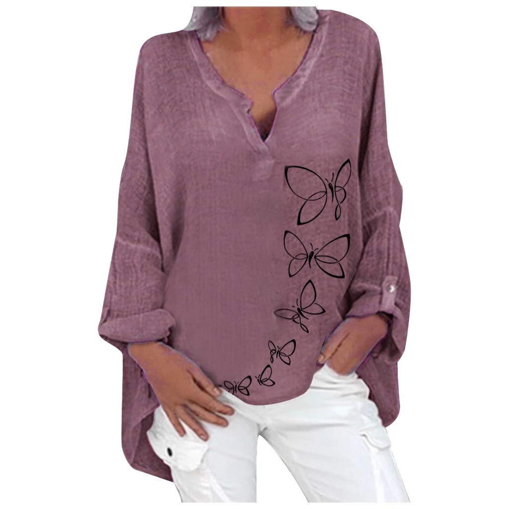 Floral Print Casual Tunic Top for Women - Crewneck Workout Tank Top & Summer Fall Blouse | Perfect for Yoga, Gym, Office & Everyday Wear
