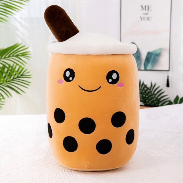 Boba Buddies Bubble Tea Plush Toy - Cute Kawaii Boba Drink Stuffed Animal for Kids & Adults - Perfect for Anime Lovers, Room Decor, and Bubble Tea Enthusiasts