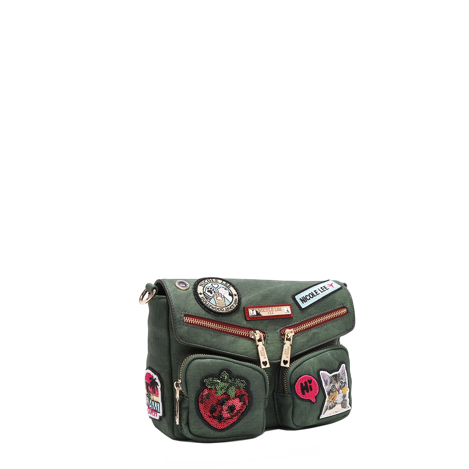 Stylish Multi-Patch Flap Crossbody Bag for Women - Trendy Boho Shoulder Purse - Perfect for Travel, Shopping & Everyday Use