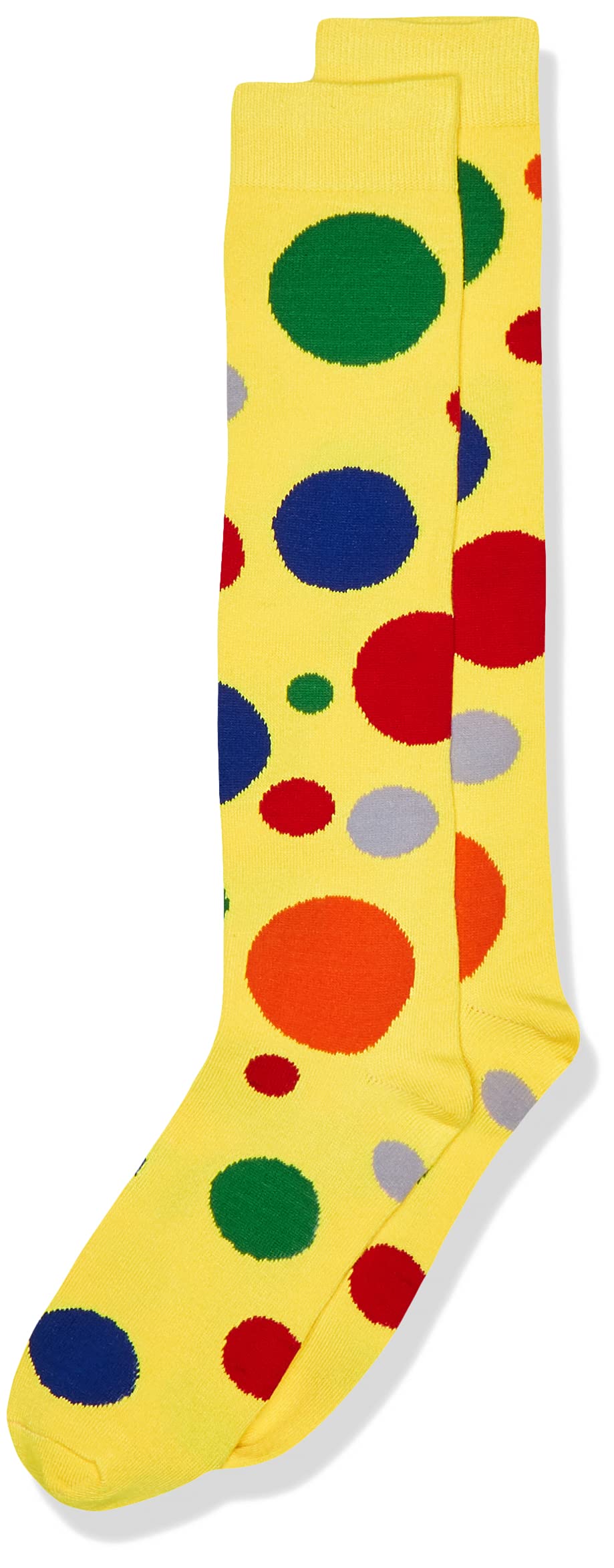 Funny Polka Dot Clown Socks for Women - Colorful Costume Accessory for Halloween, Cosplay & Circus Performances