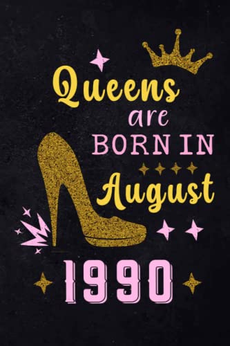 32nd Birthday Gifts for Women Born in August 1990 - Funny Turning 32 Notebook Journal for Girls, Daughters, Sisters | Unique Alternative to Birthday Card | Perfect for Celebrations, Office Gifts & Personal Diary