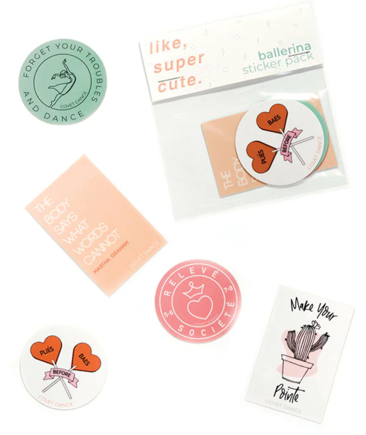 Ballerina Sticker Pack - 24 Unique Ballet Dancer Decals for Scrapbooking, Water Bottles & Laptop Decor - Perfect for Dance Enthusiasts & Gift Giving