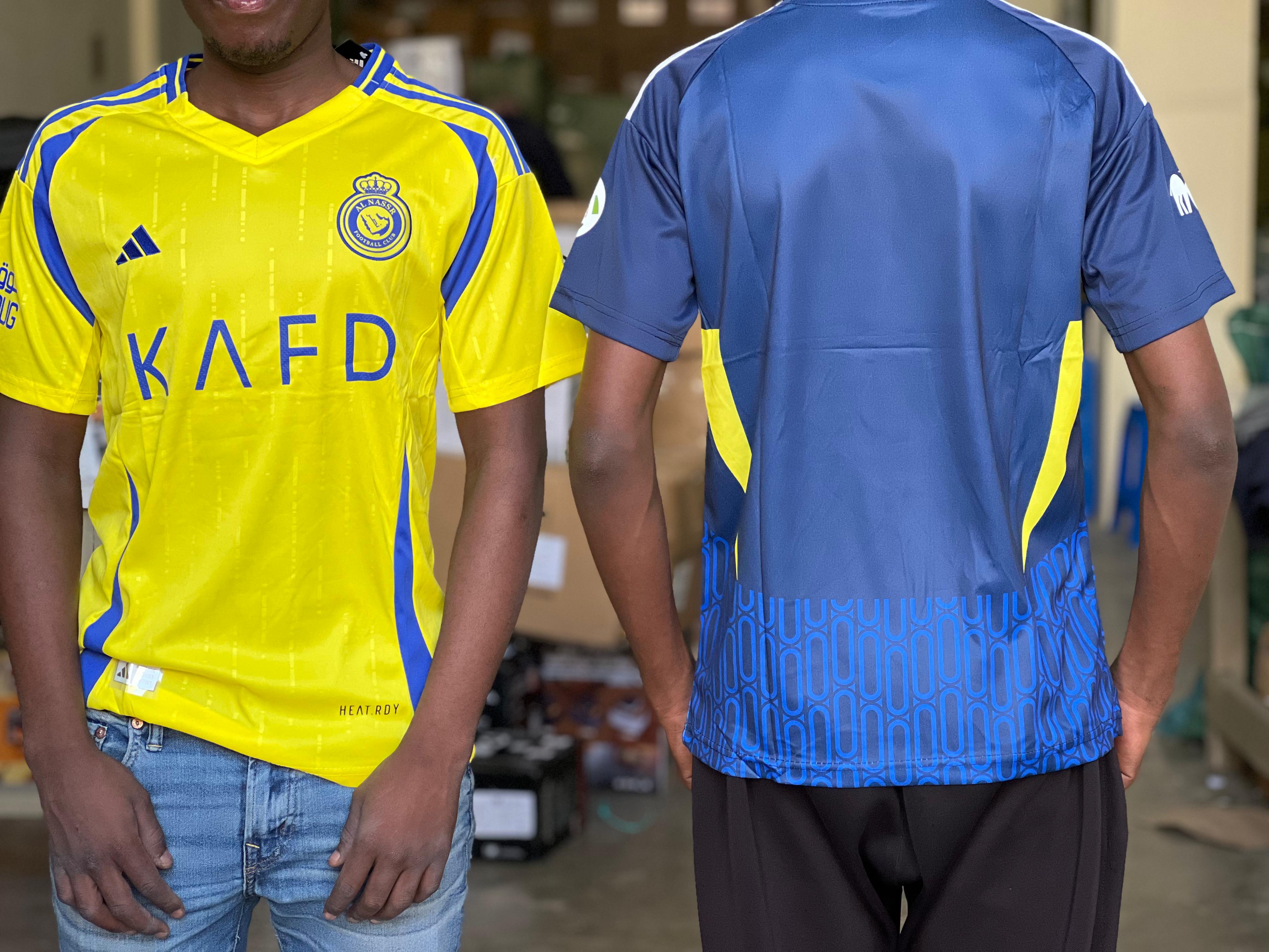 Official Al Nassr Away Jersey 2023 - Player Version Soccer Shirt for Men - Perfect for Matches, Training & Fan Support