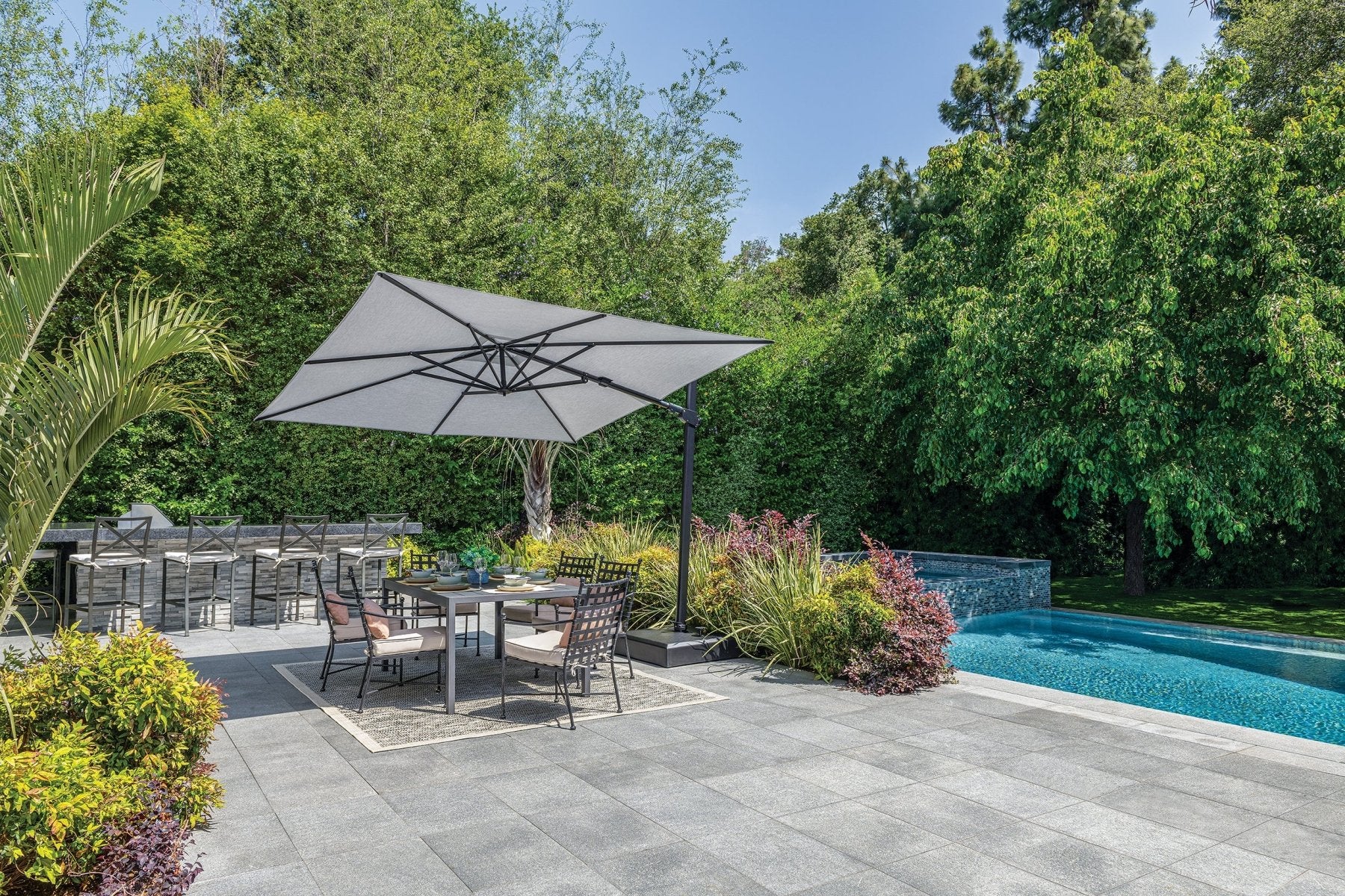North Shore Pebble Outdoor Rug by Treasure Garden - Durable & Weather-Resistant for Patio, Deck, and Garden Decor