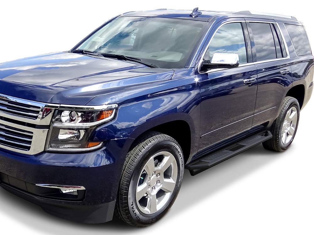 APS 6.5in Stainless Steel Running Boards | Side Armor Nerf Bars for 2007-2020 Chevy Tahoe & 2005-2020 GMC Yukon 4-Door (Excludes Z71 Hybrid Yukon XL) | Durable Side Steps for Off-Road & Daily Use