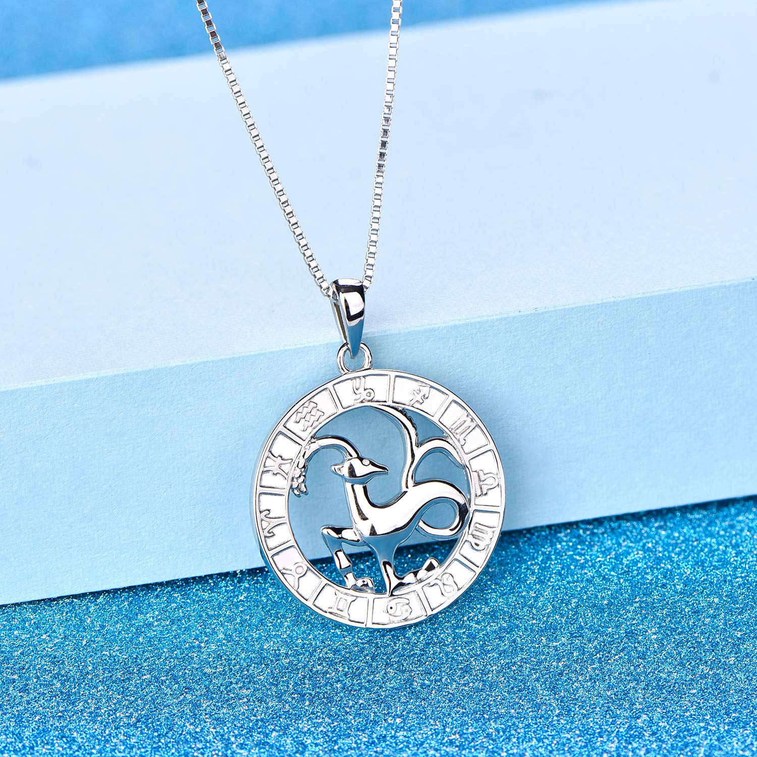 YL Constellation Necklace - Sterling Silver Zodiac Pendant for Women | Astrology Horoscope Jewelry Gift | Perfect for Birthday, Anniversary & Everyday Wear
