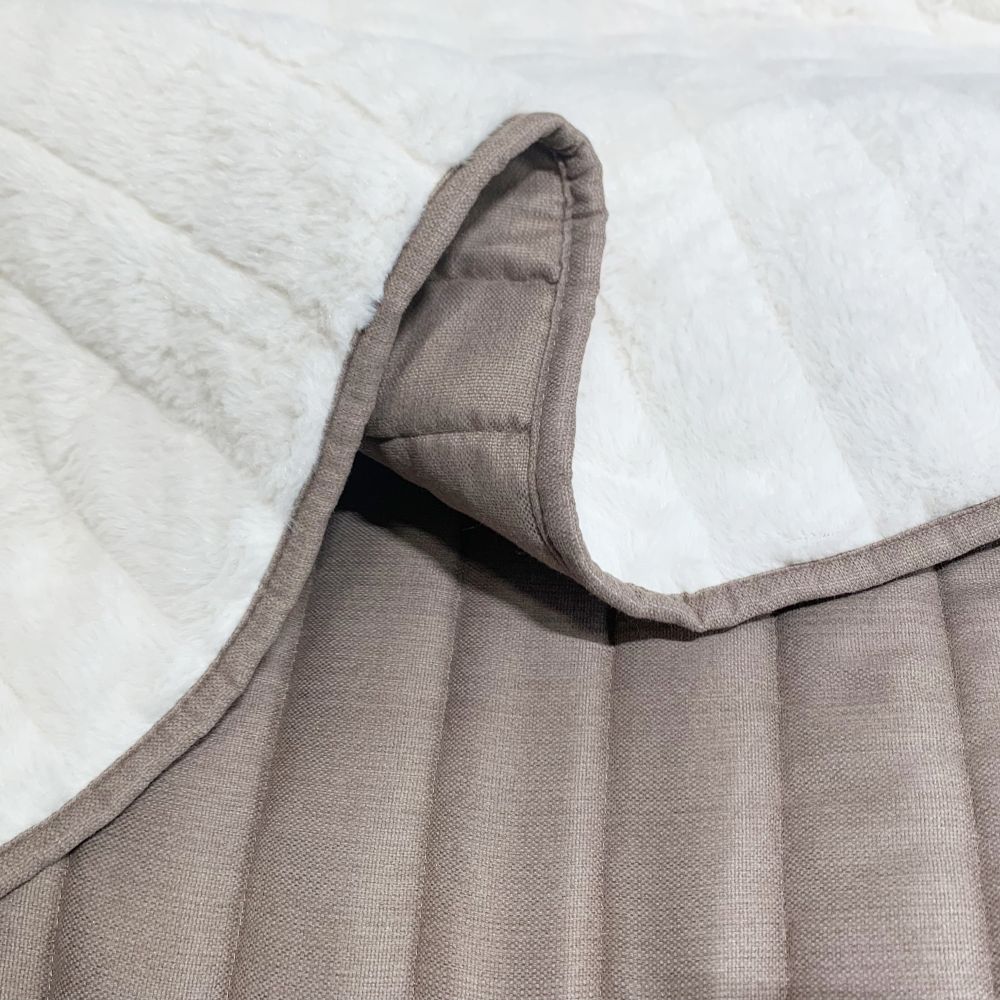 Ultra Soft Plush Reversible Melange 3-Piece Comforter Set - King/Queen Size Bedding for Cozy Bedroom Decor & Guest Room Essentials