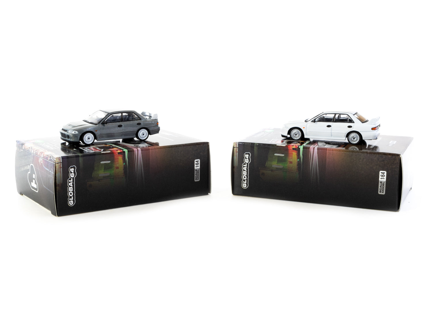 Tarmac Works 1/64 Scale Mitsubishi Lancer RS Evolution II Diecast Model Car - White Malaysia Special Edition Collectible for Car Enthusiasts | Perfect for Display, Gifts & Racing Collections