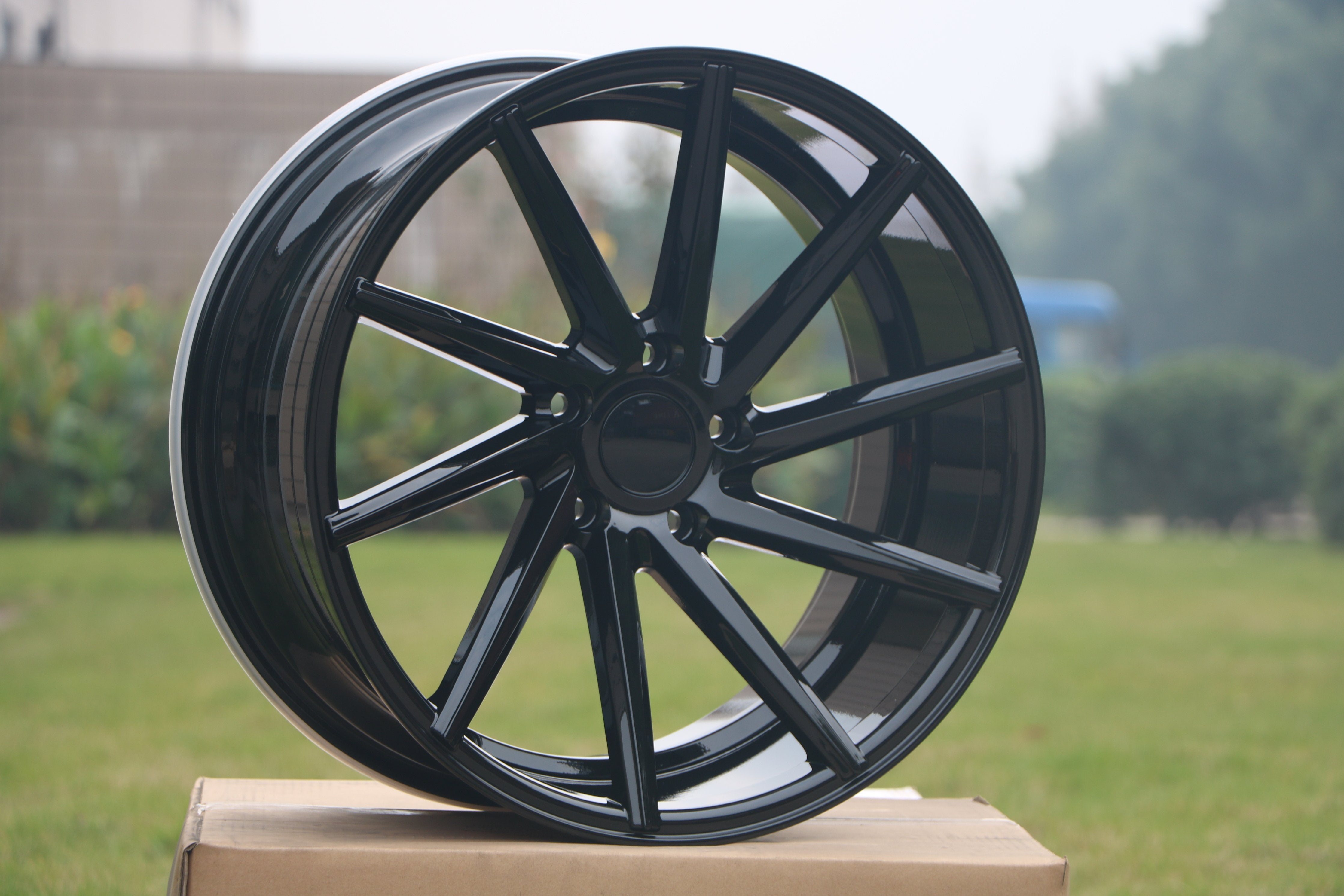19-Inch Swirl Style Alloy Wheels - Premium Car Rims for Sedans & SUVs - Enhance Your Vehicle's Style & Performance for Street Driving & Car Shows