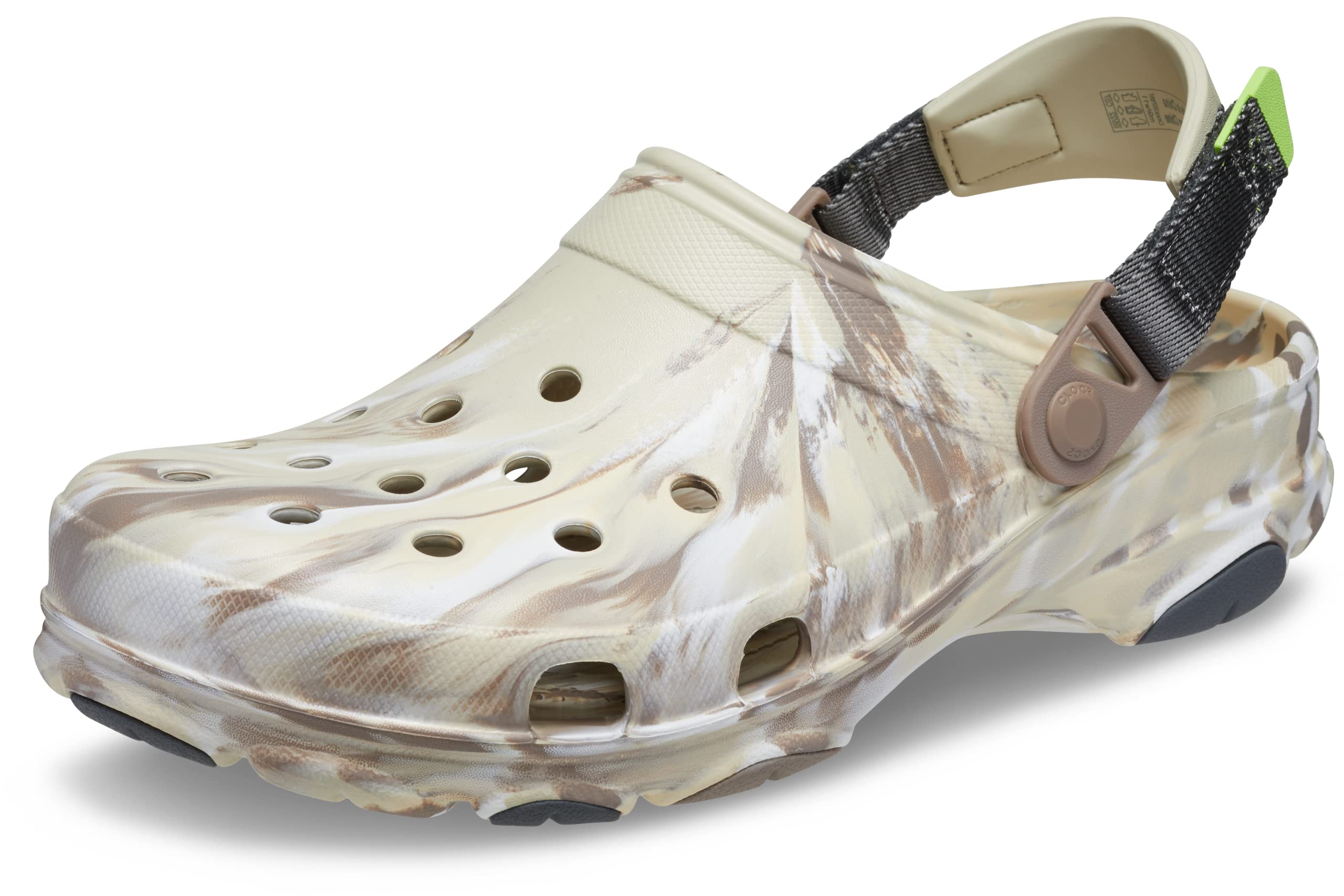 Crocs Unisex-Adult All Terrain Clogs with Adjustable Heel Strap - Comfortable Waterproof Slip-On Shoes for Hiking, Gardening & Outdoor Activities