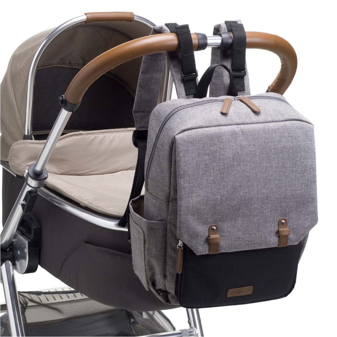 Babymel George Eco-Friendly Diaper Bag for Moms - Waterproof & Stylish Baby Essentials Organizer - Perfect for Travel, Daycare & On-the-Go Parenting
