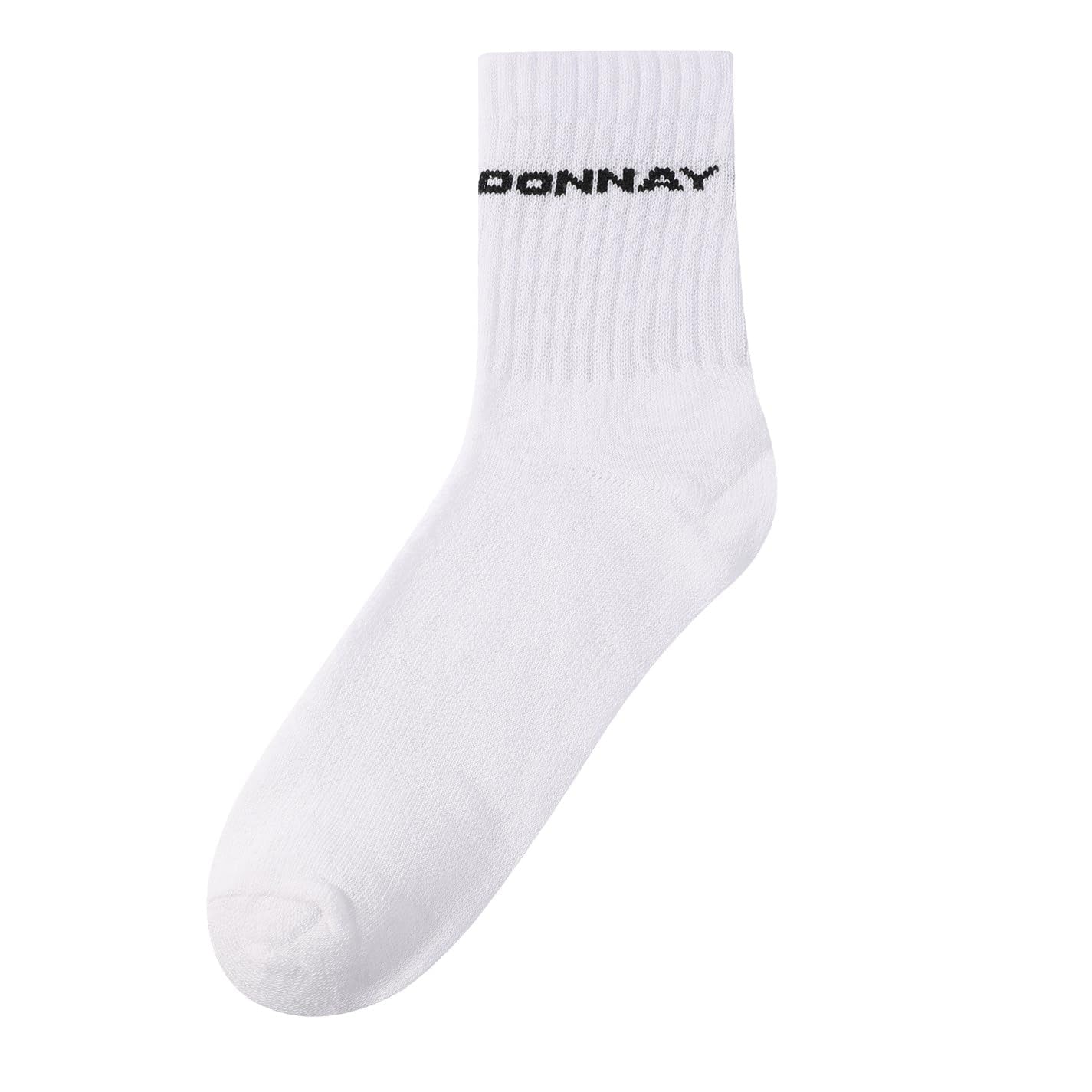 Donnay Men's 10-Pack Quarter Socks Plus Size - Breathable Athletic Socks for Running, Hiking & Casual Wear