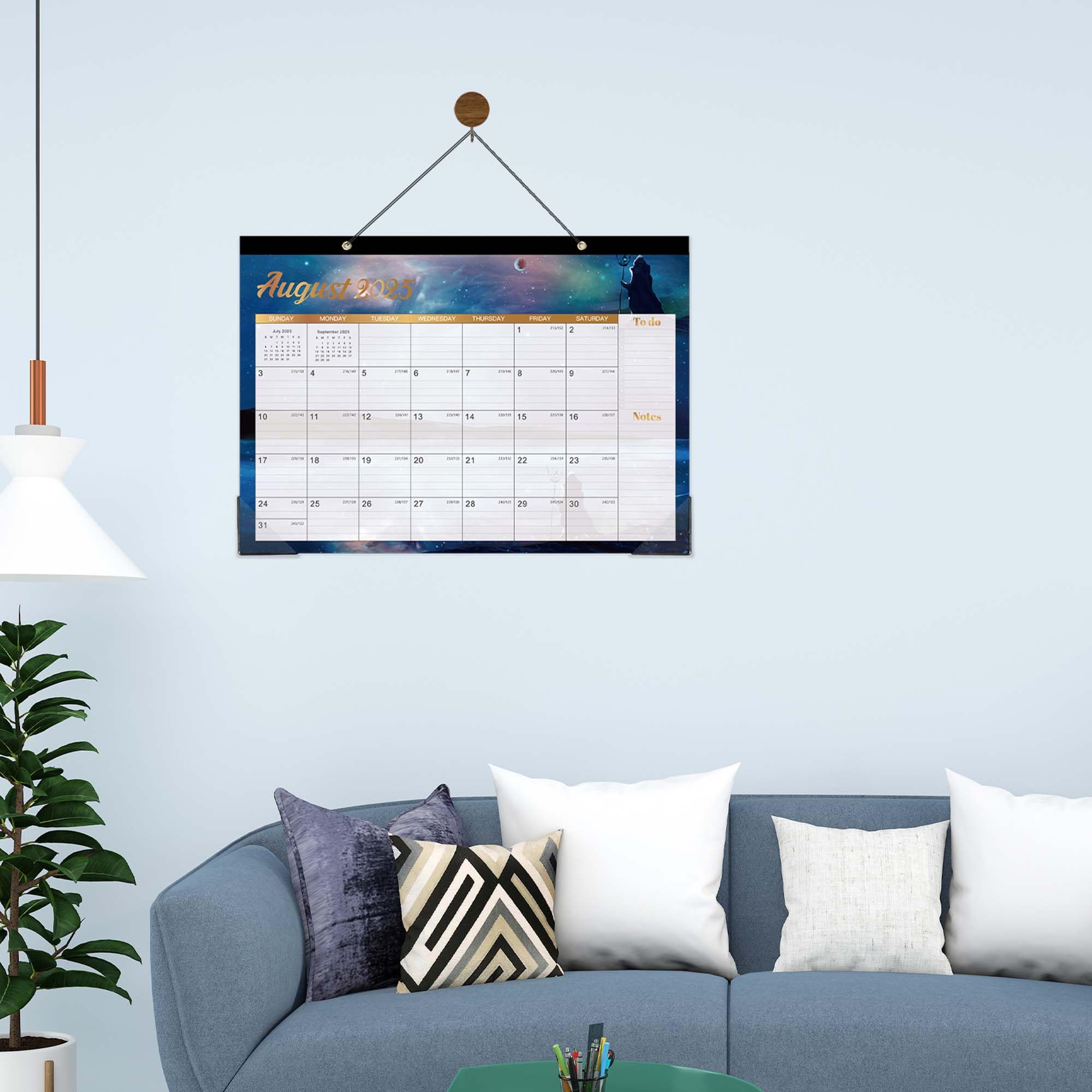 2025-2026 18-Month Desk & Wall Calendar Planner (July 2025 - December 2026) - 17