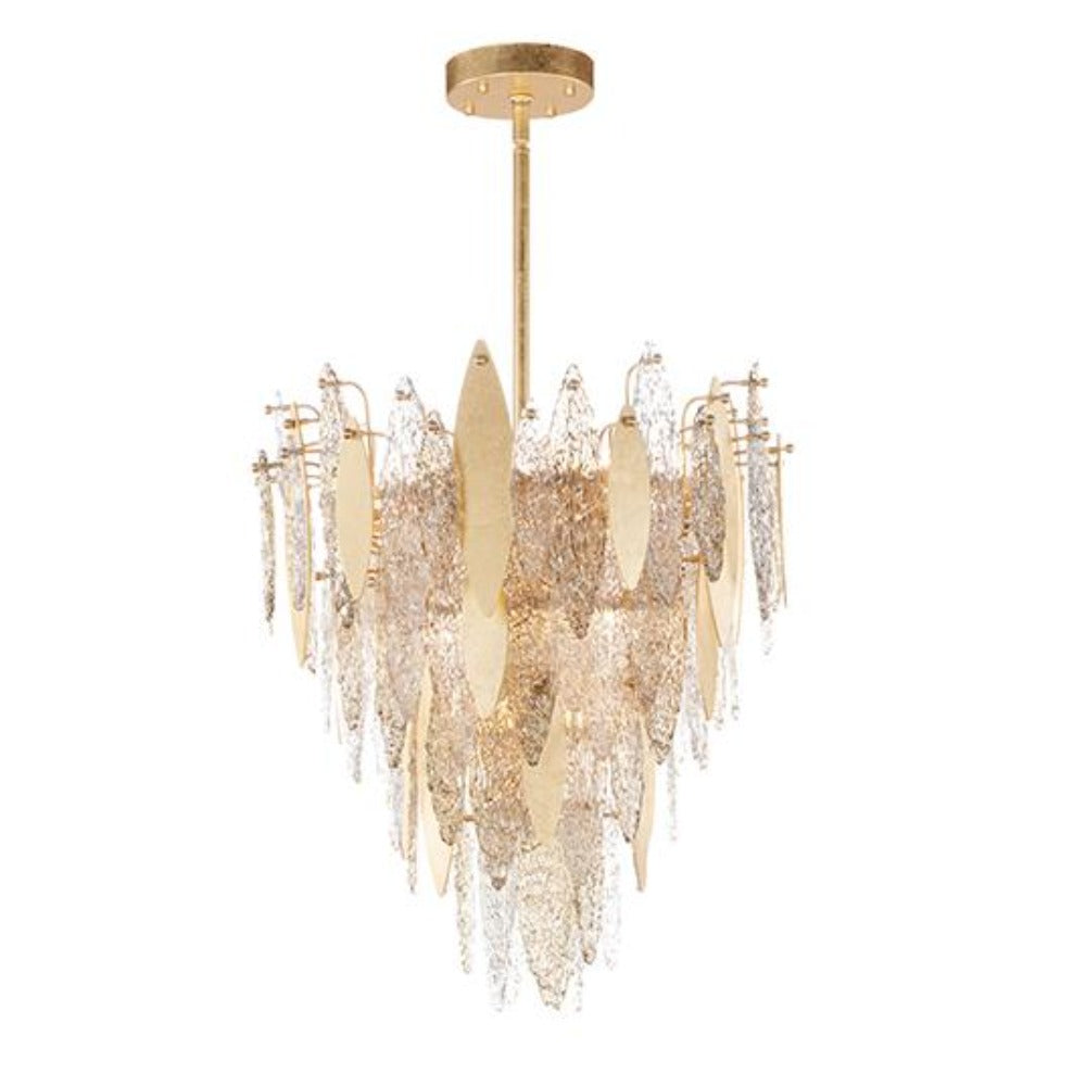 Daniela Modern Crystal Chandelier - Elegant Ceiling Light Fixture for Dining Room, Living Room & Bedroom | Dimmable LED Lighting for Home Decor & Interior Design