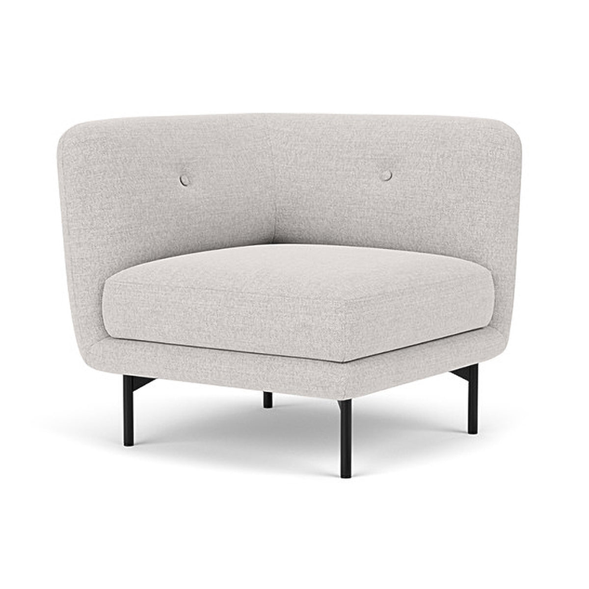 Alfred Fabric Right 1 Seater Modular Sofa - Modern Comfortable Single Chair for Living Room, Bedroom & Small Spaces