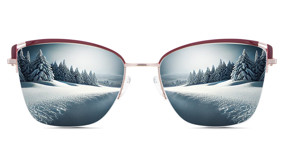 Phoebe Women's Prescription Polarized Sunglasses - UV Protection, Fashionable & Comfortable for Driving, Outdoor Activities & Daily Wear