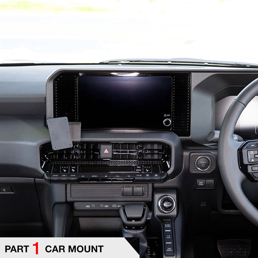 ClicOn No Holes Angled Dash Mount for Toyota Prado 2024-2025 | Secure Phone Holder for Off-Road & Daily Driving