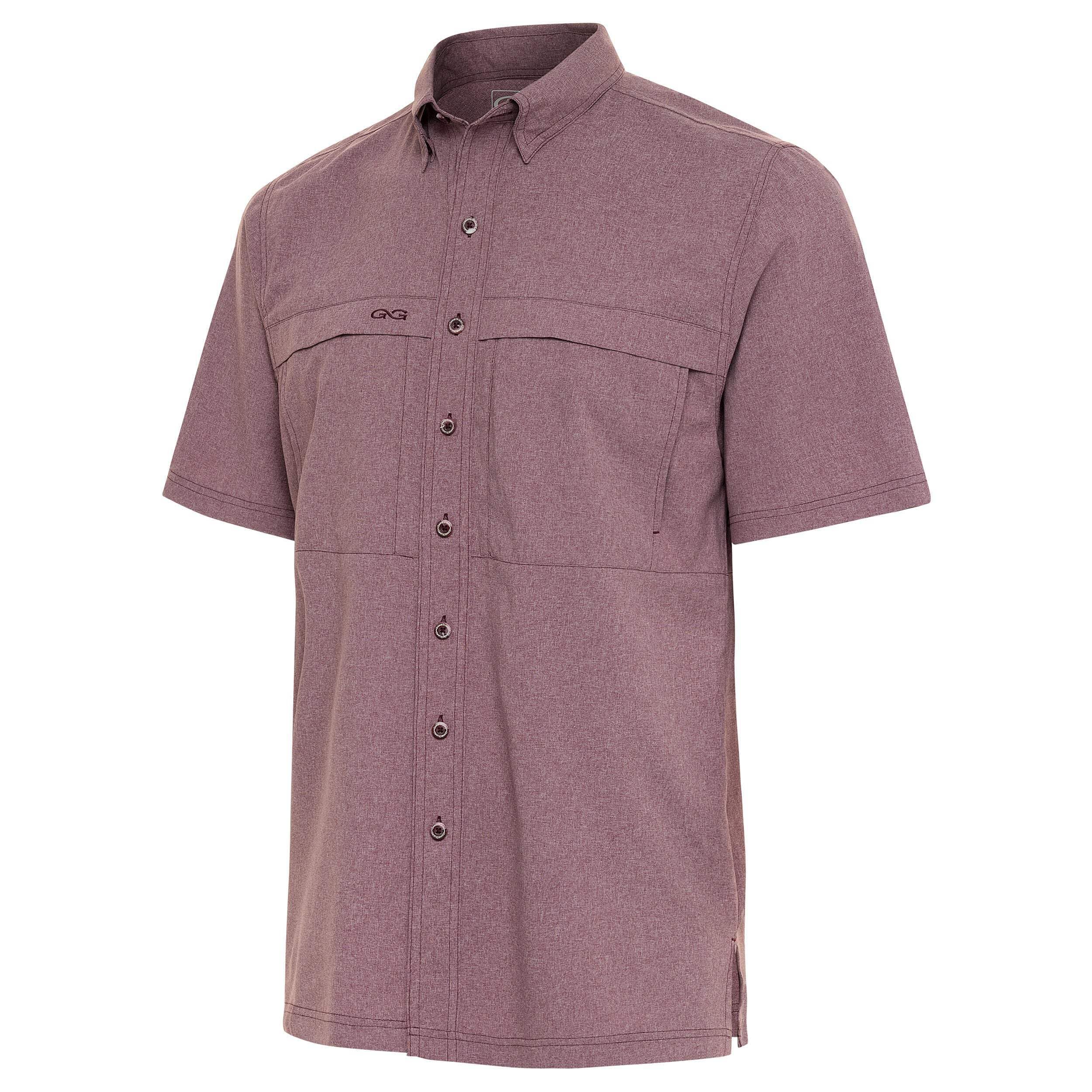 GameGuard Caviar MicroTek Shirt - Premium UV Protection Performance Shirt for Outdoor Sports & Travel - Ideal for Hiking, Golf, and Summer Activities