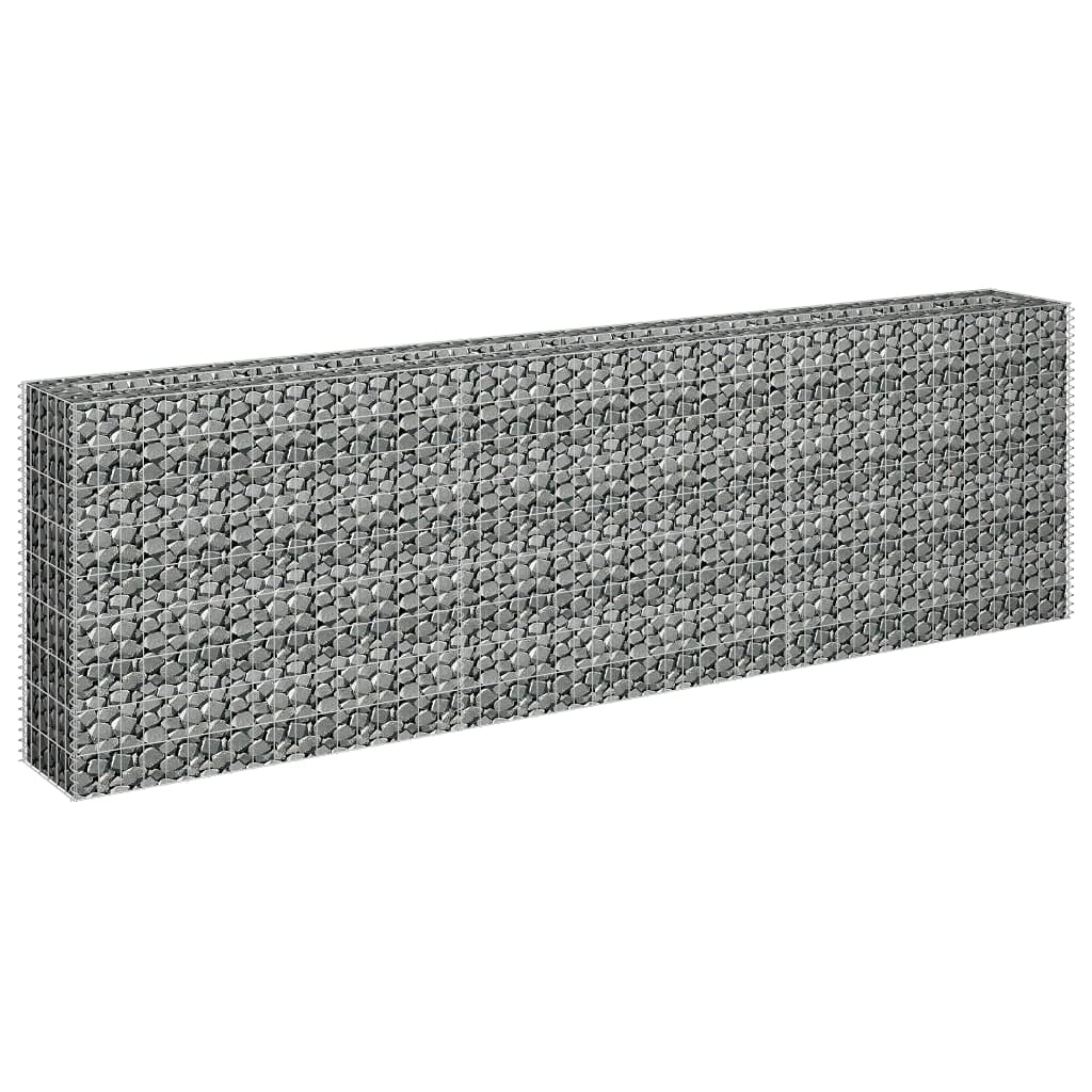Galvanized Steel Gabion Basket Planter for Outdoor Garden - 106.3