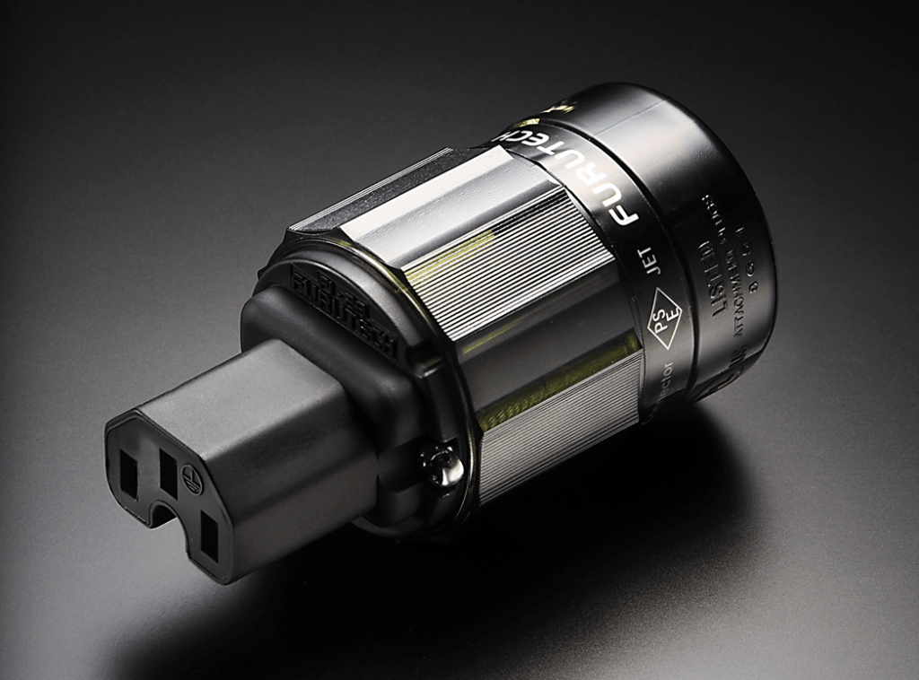 Furutech FI-28(R) IEC Power Connector - High-End Audio Power Cable Connector for Home Theater & Hi-Fi Systems