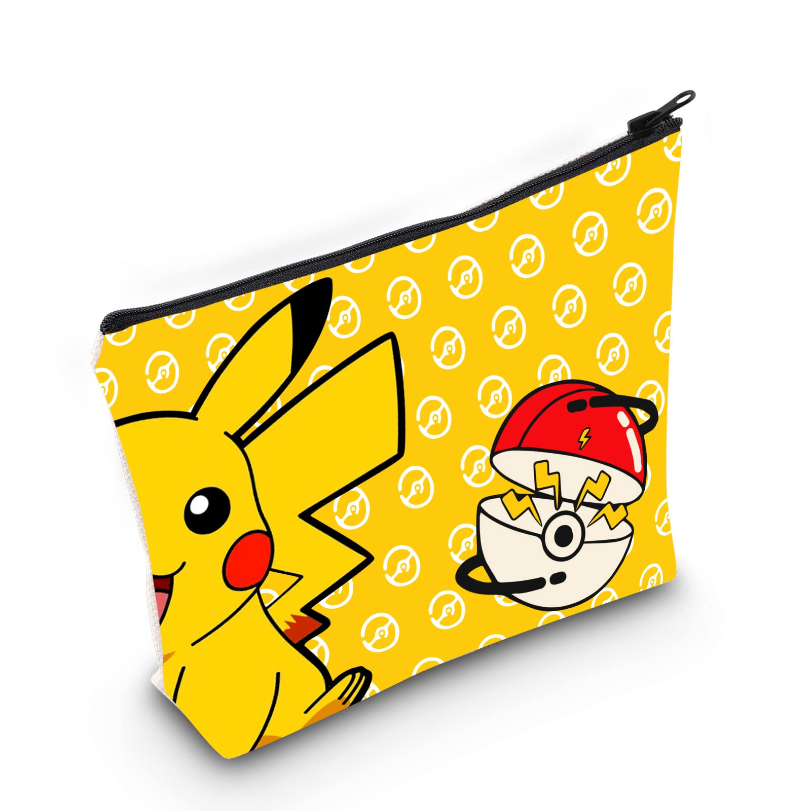 Funny Cartoon Movies Cosmetic Makeup Bag for Women | Anime Themed Travel Pouch | Portable Skincare & Toiletry Organizer (9''L x 7''H) - Perfect for Travel, Gym, and Daily Beauty Essentials