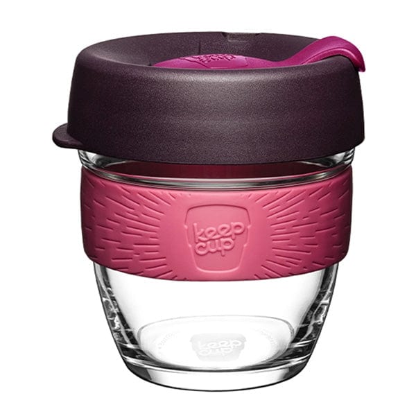 KeepCup Brew Glass Reusable Coffee Cup 8oz (240ml) - Perfect for Home Brewing, Office Use & Eco-Friendly Travel