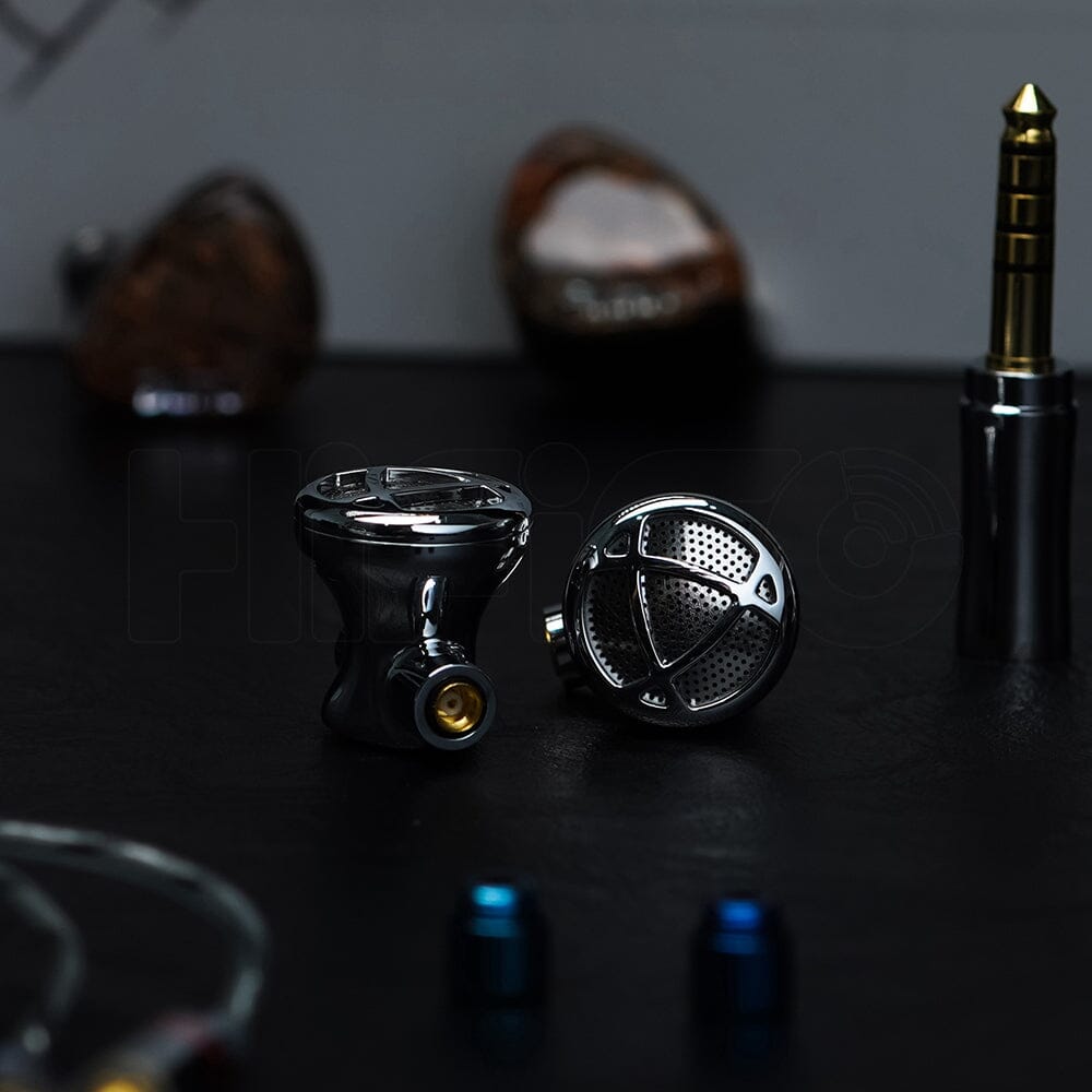 BGVP DX7 Flagship Tunable Flat Head Earbuds - High Fidelity Sound, Detachable Cable, Comfort Fit - Perfect for Audiophiles, Commuting & Workout Sessions