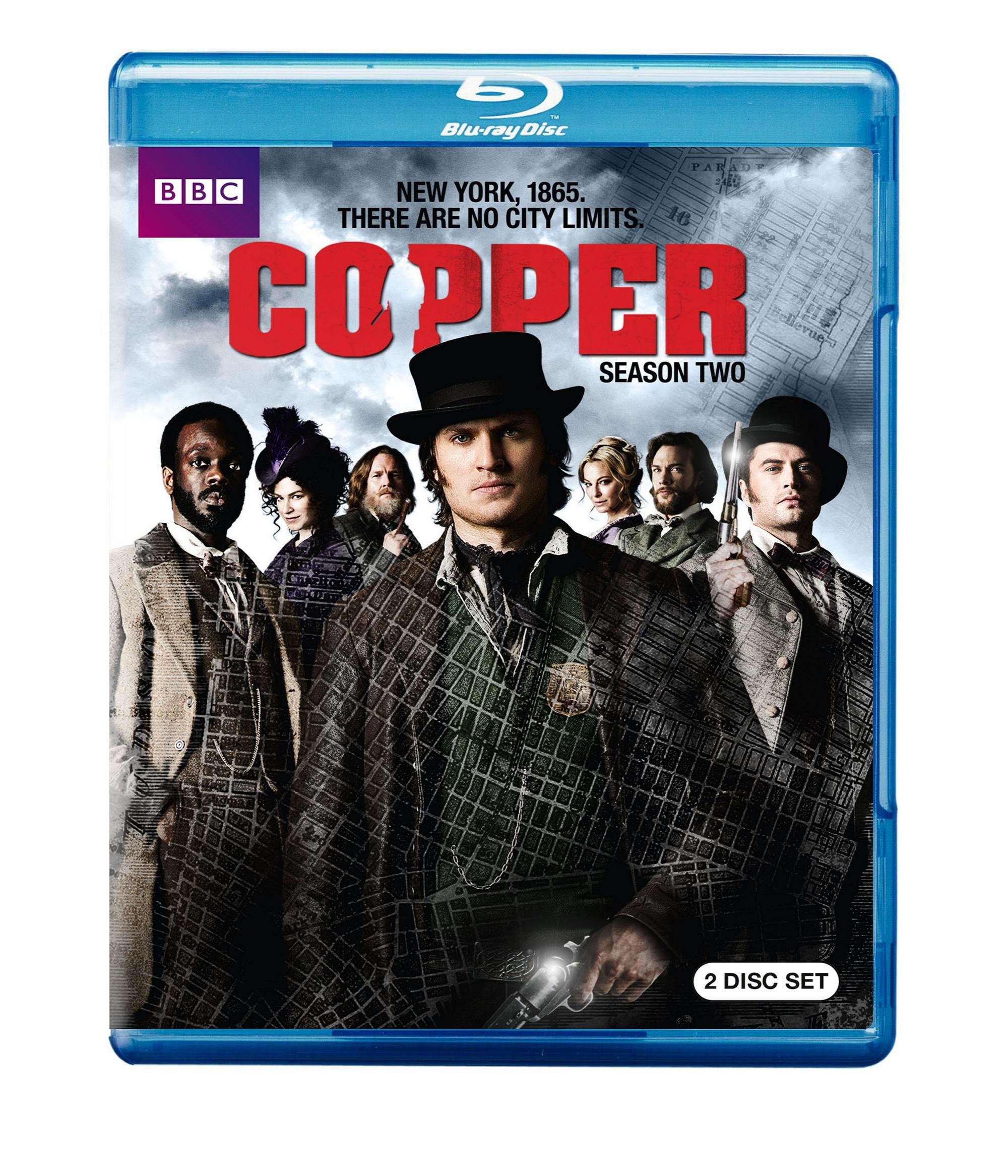 Copper: Season 2 (Blu-ray) | Award-Winning Historical Crime Drama | Perfect for TV Show Collectors & History Buffs