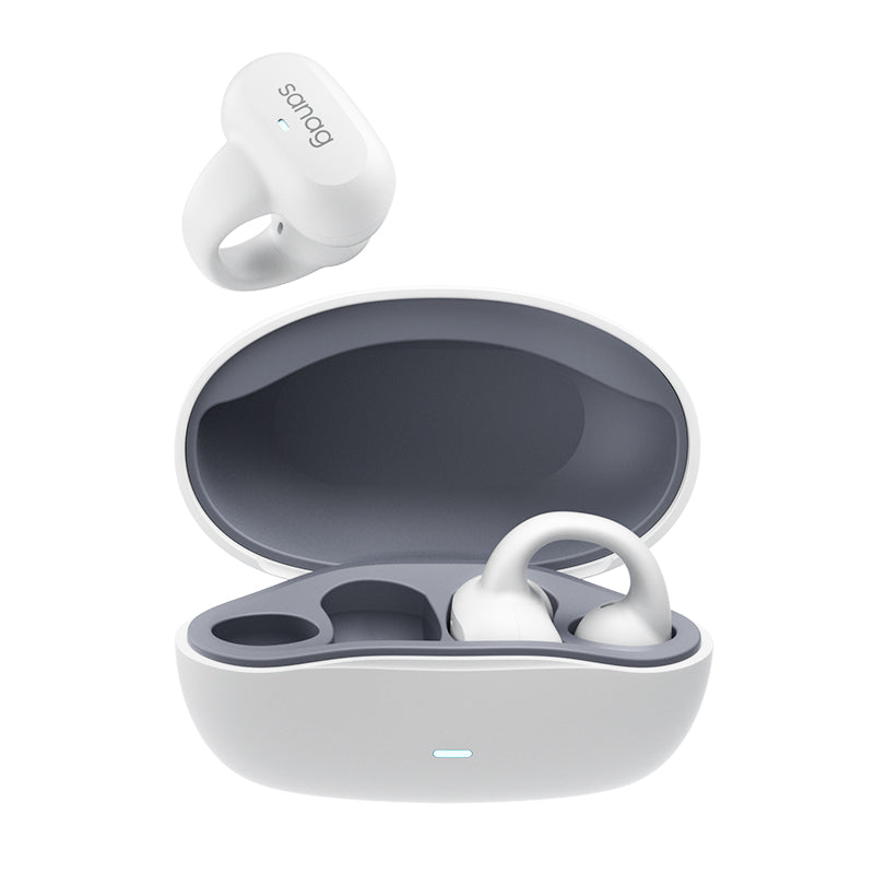 Sanag Z50S Wireless Bluetooth Ear Clip Headphones with Air Conduction Technology - Perfect for Running, Cycling, and Outdoor Sports