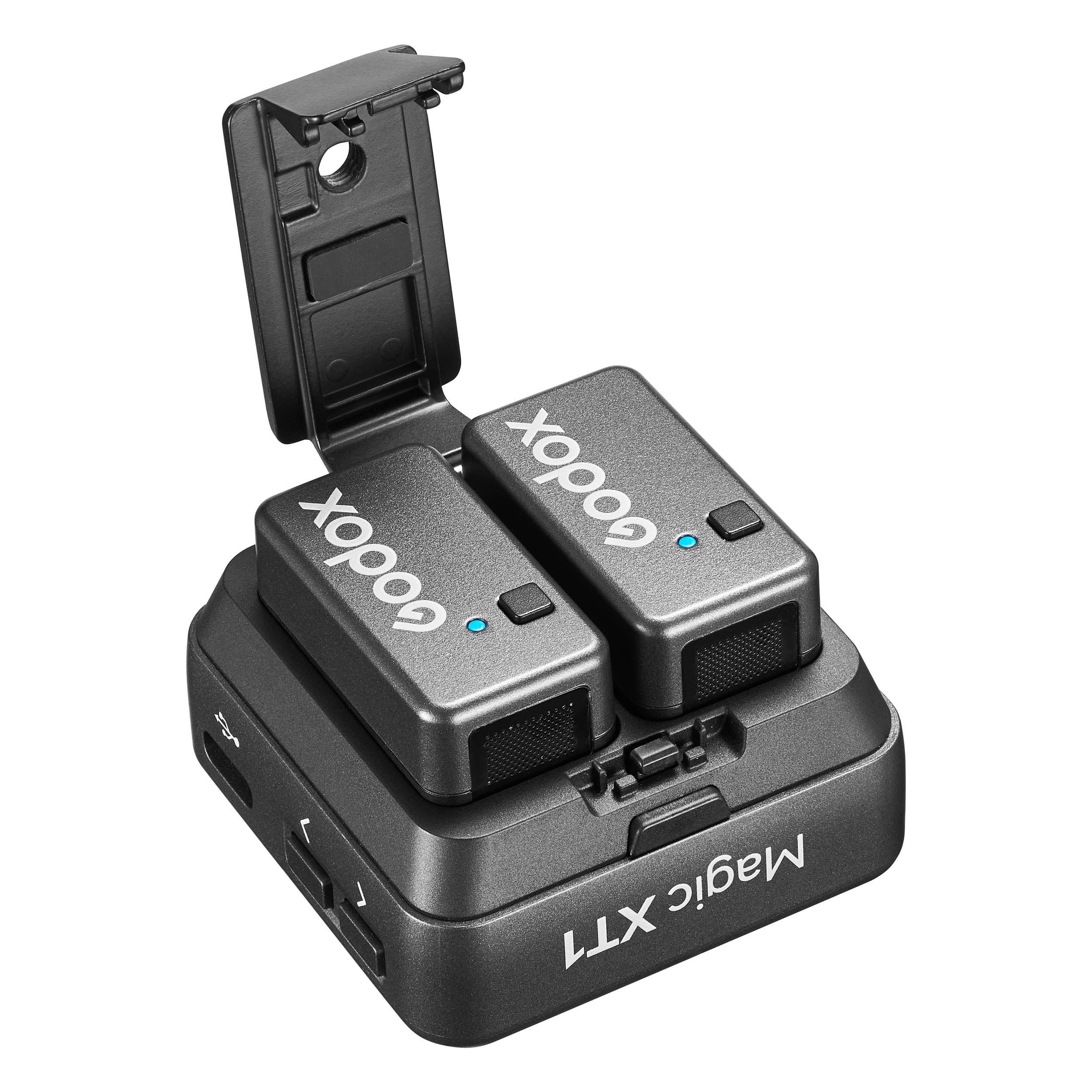 Magic XT1 2.4GHz Dual Channel Wireless Omnidirectional Microphone System - Perfect for Podcasting, Live Streaming & Conference Calls