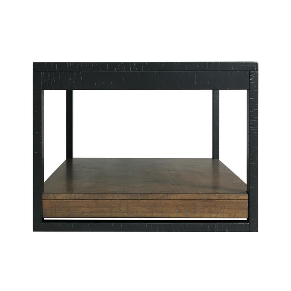 Picket House Furnishings Enrico Walnut Rectangular Coffee Table - Modern Living Room Furniture for Home Decor & Entertainment Spaces