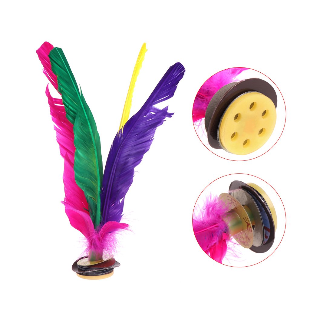 Chinese Jianzi Shuttlecock - Traditional Football Hacky Sack for Fitness, Outdoor Games & Entertainment - Perfect for Backyard Fun, Park Play & Family Activities
