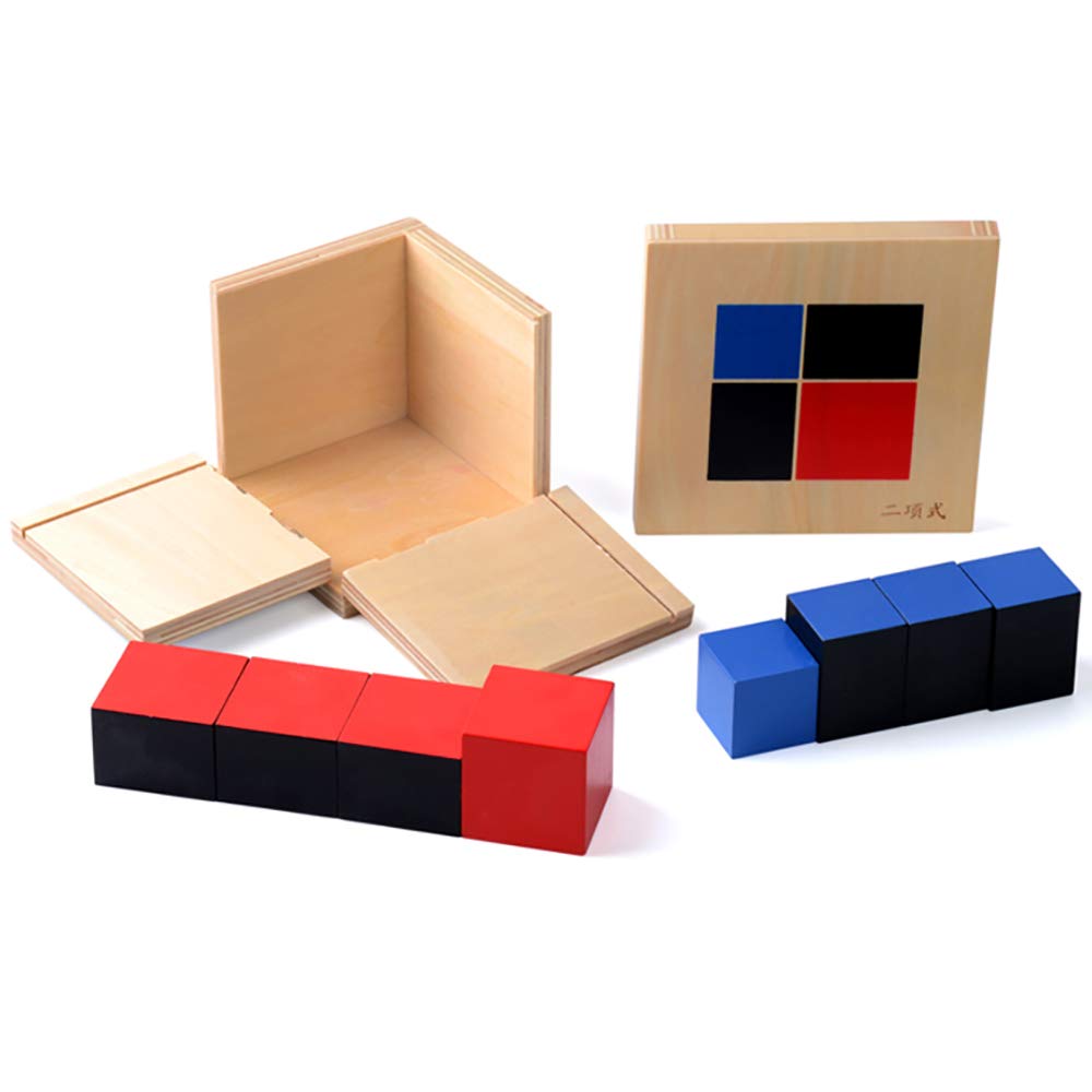 Montessori Binomial Cube - Educational Math Toy for Toddlers & Kids - Sensory Learning Material for Early Childhood Development - Perfect for Homeschooling & Classroom Activities