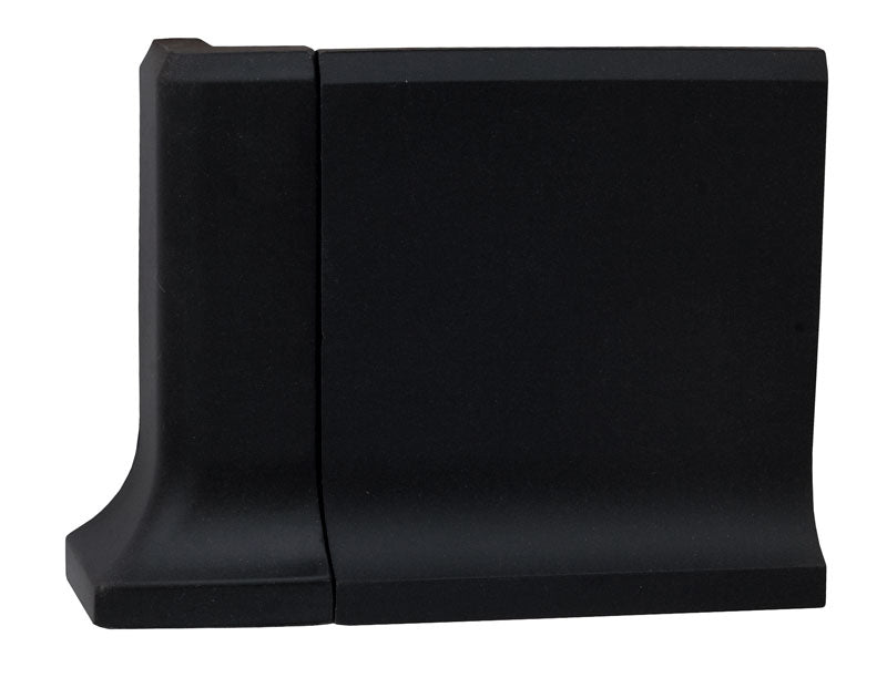 Winckelmans Granitklinker 10x10 cm Black Floor Skirting Corner Tile - Perfect for Bathroom, Kitchen & Basement Flooring