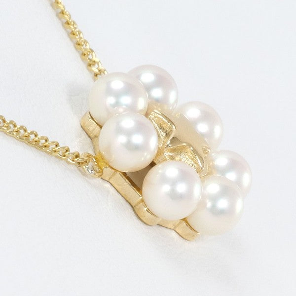 18K Yellow Gold Pearl Necklace for Women - Elegant Bridal Jewelry, Wedding Gift, Anniversary Present & Special Occasion Accessory