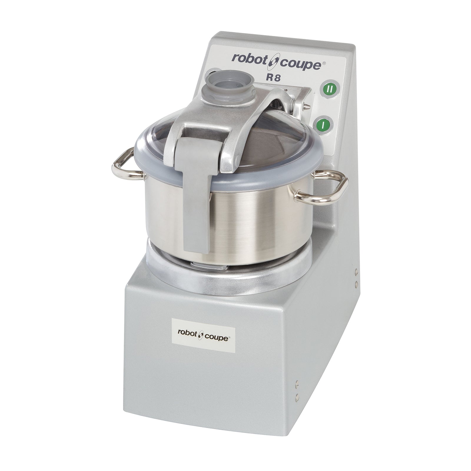 Robot Coupe 8L Stainless Steel Bowl Cutter Mixer - Commercial 3HP 2-Speed Food Processor for Meat Grinding, Vegetable Chopping & Dough Mixing - Perfect for Restaurants, Butcher Shops & Catering Businesses