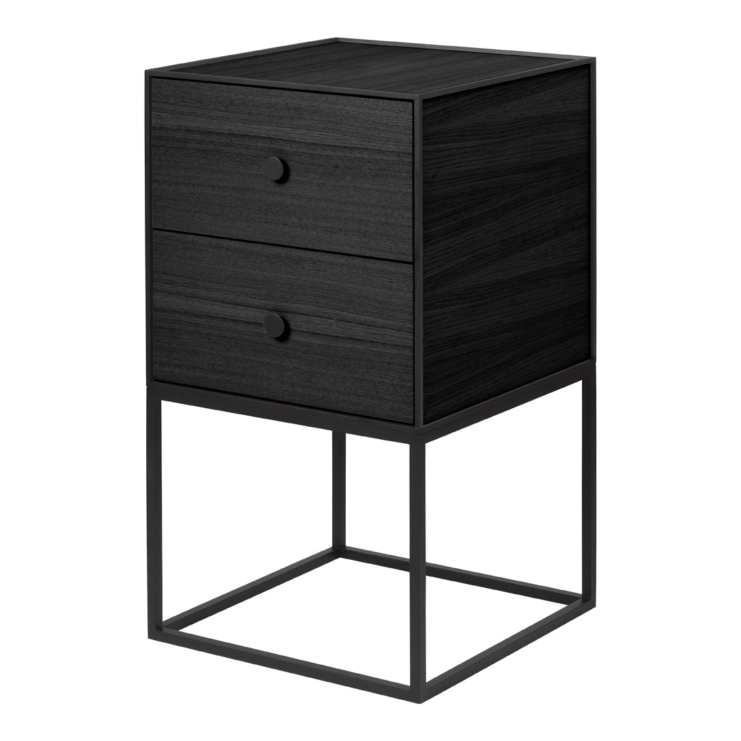 Modern Frame Sideboard with 2 Drawers - Stylish Storage Cabinet for Living Room, Dining Room & Entryway Organization