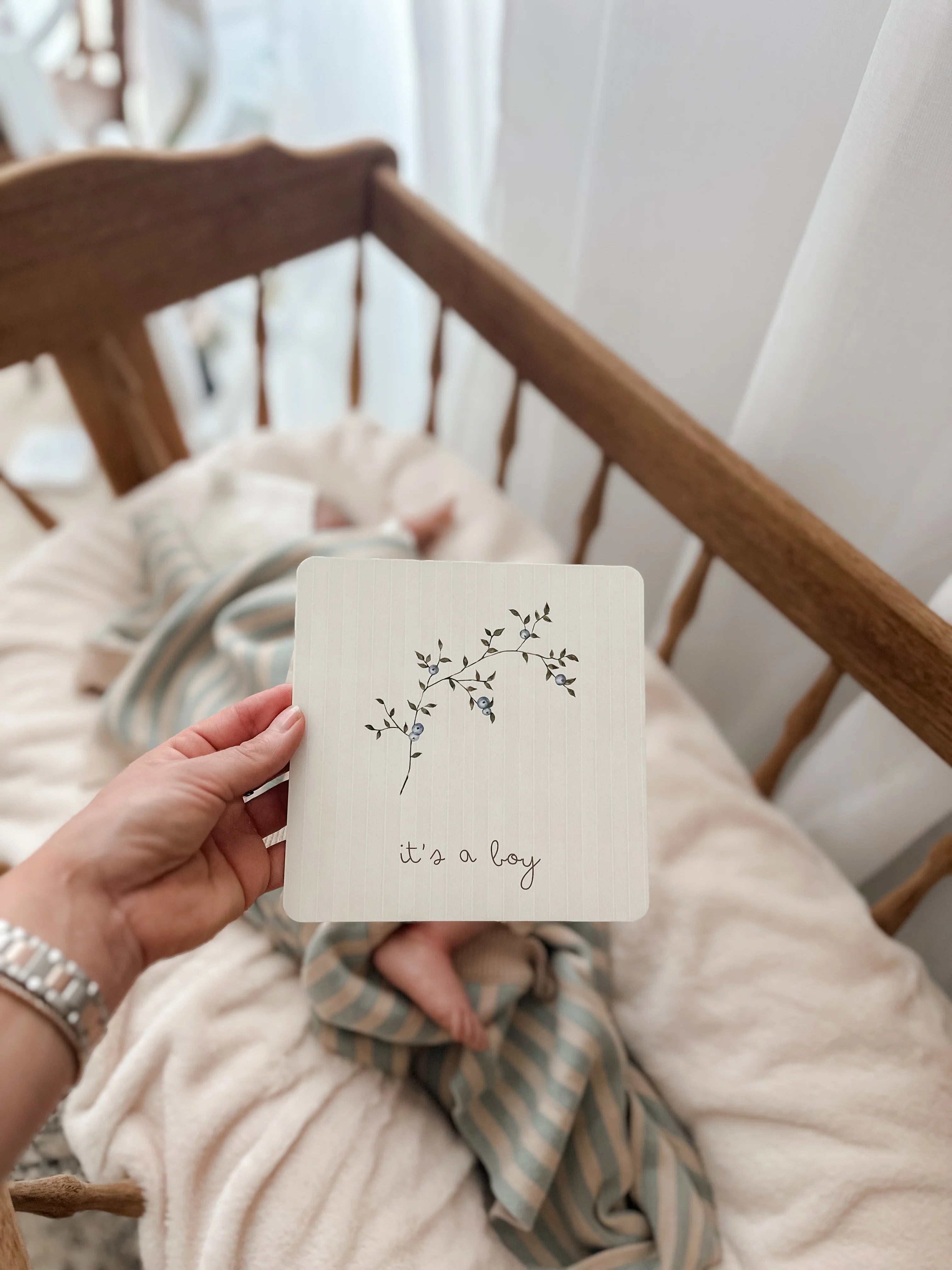 Pop Ya Tot Botanical Milestone Card Set - Baby Growth Photo Props & Newborn Memory Keepsake - Perfect for Monthly Baby Pictures, First Birthday, and Nursery Decor